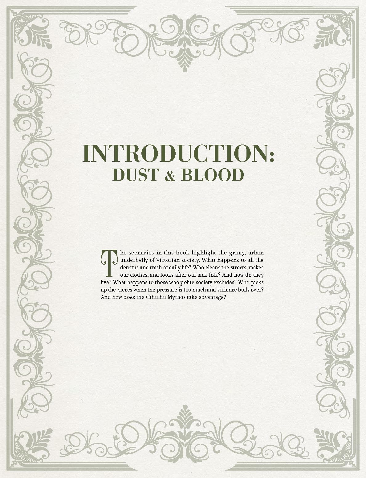 Chaosium Call of Cthulhu: Cthulhu By Gaslight - Dust & Blood RPG Supplement | Hardcover 4