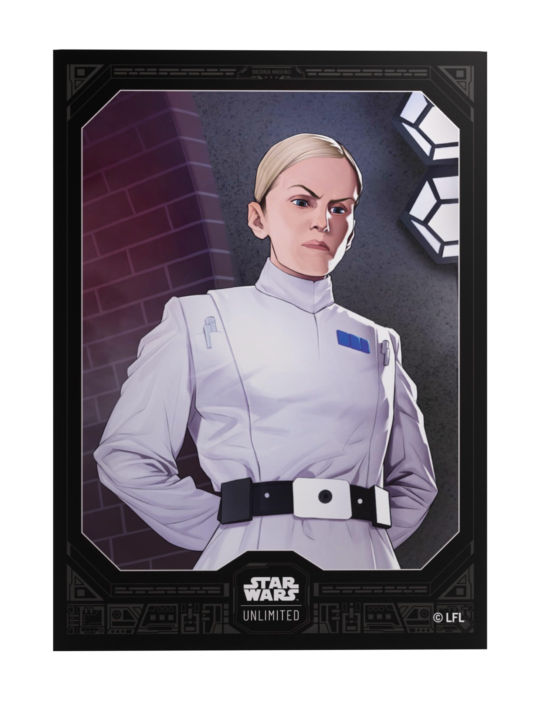 Gamegenic Star Wars: Unlimited Premium Art Sleeves - Dedra Meero | 66mm x 92mm | 62 Count