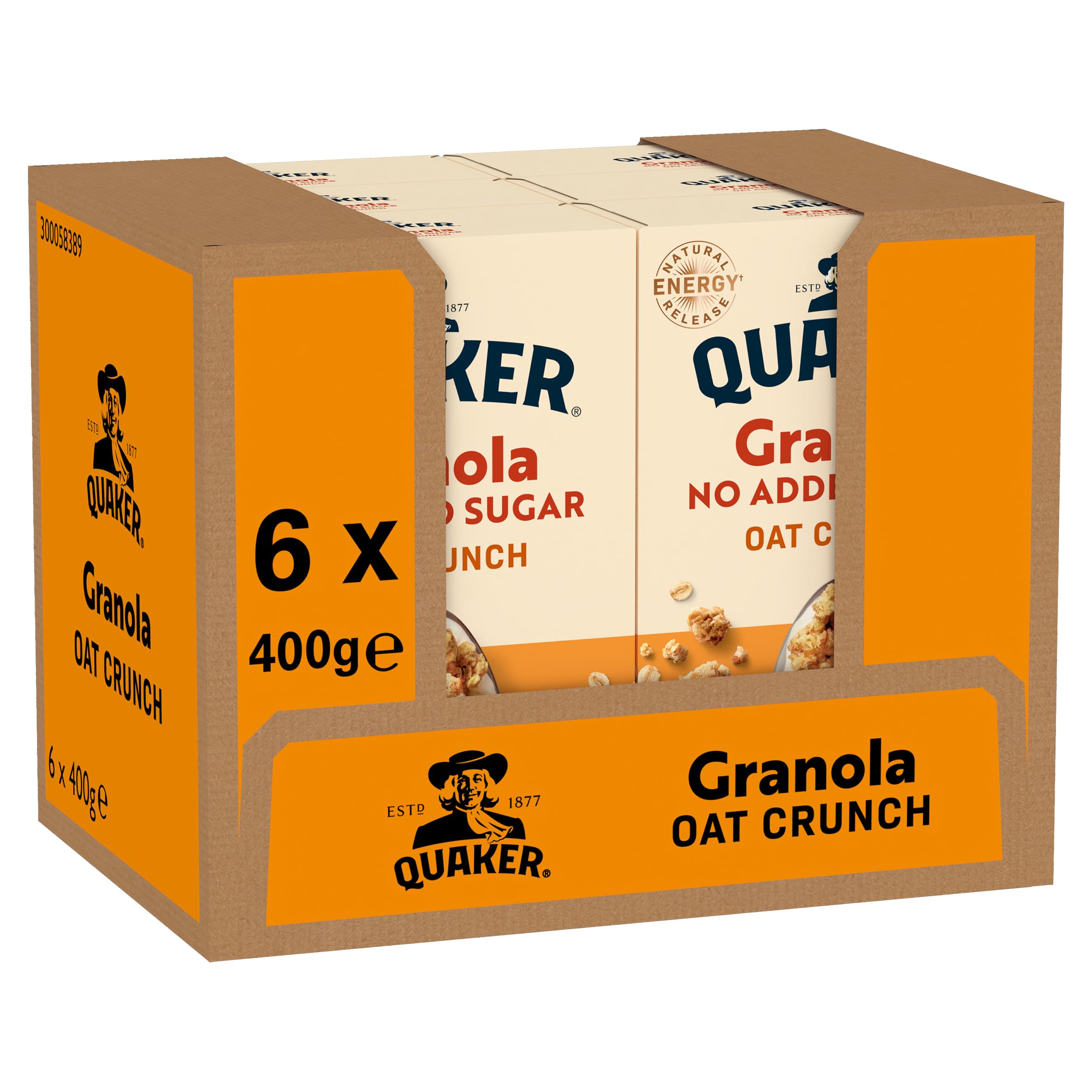 Quaker No Added Sugar Granola - 400g 3