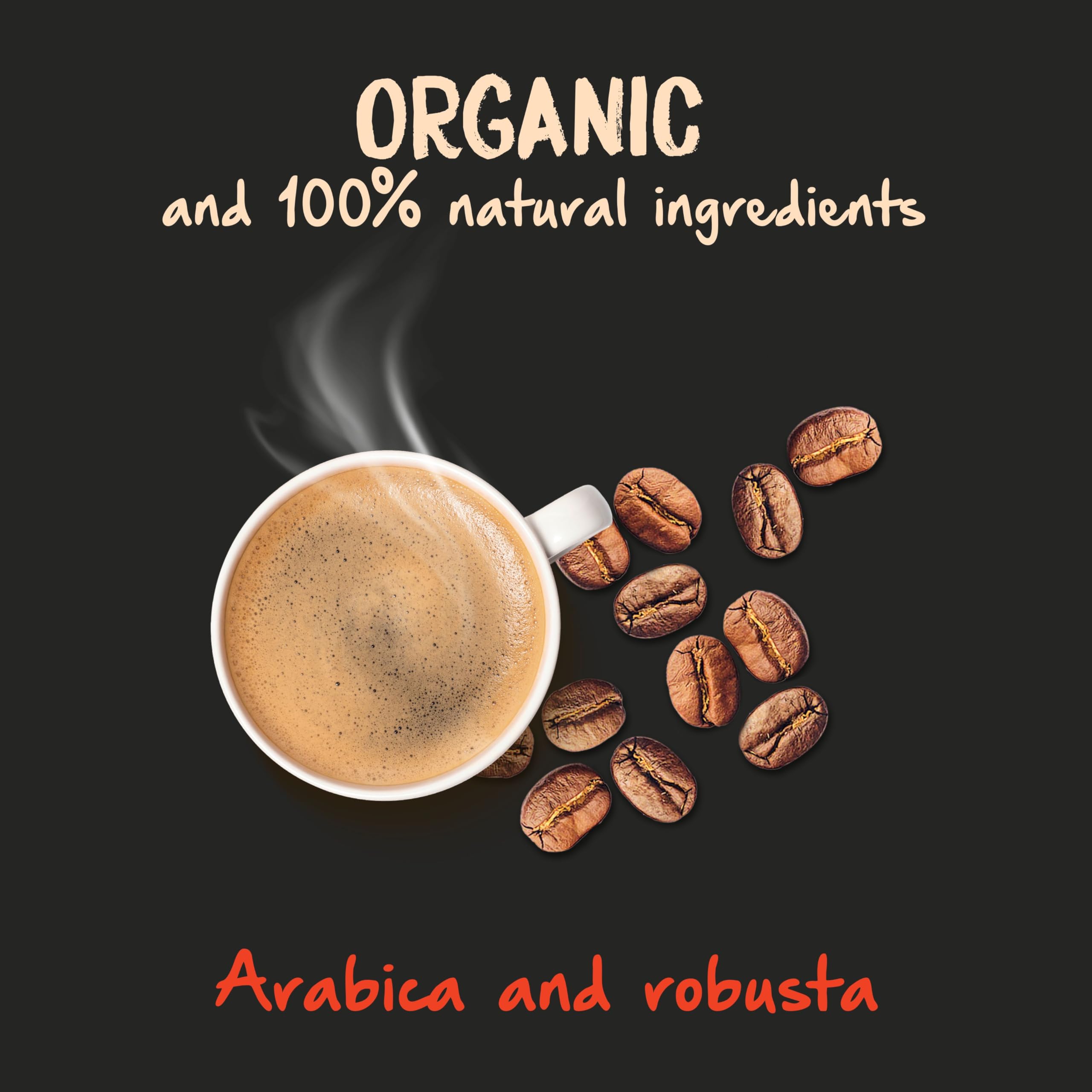 Naturela Organic Whole Coffee Beans - Intenso Blend Arabica & Robusta | 1kg 3