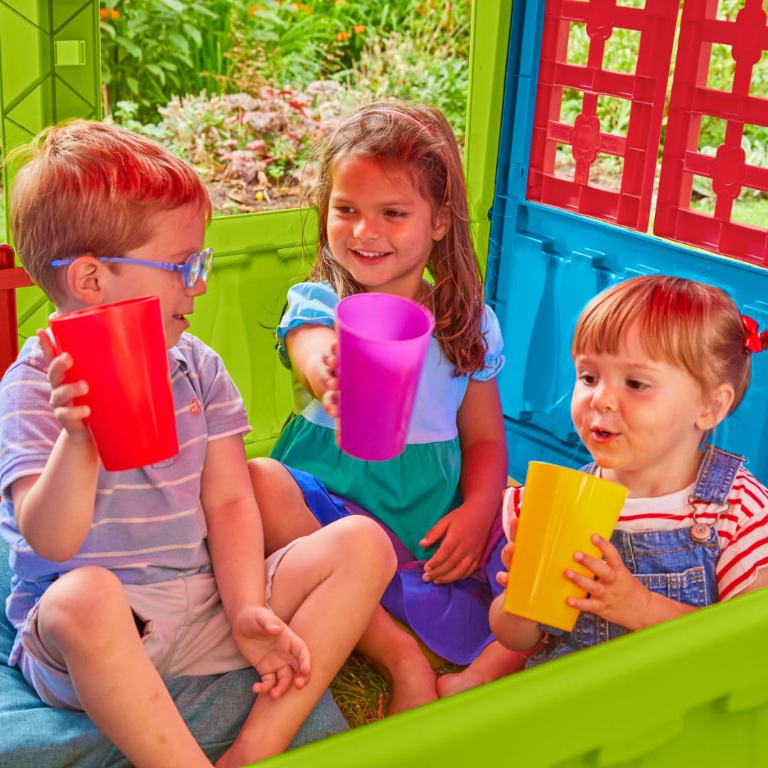 Palplay Children Playhouse Happy - 1.30 x 1.11 x 1.15 m | Age 3+ 3