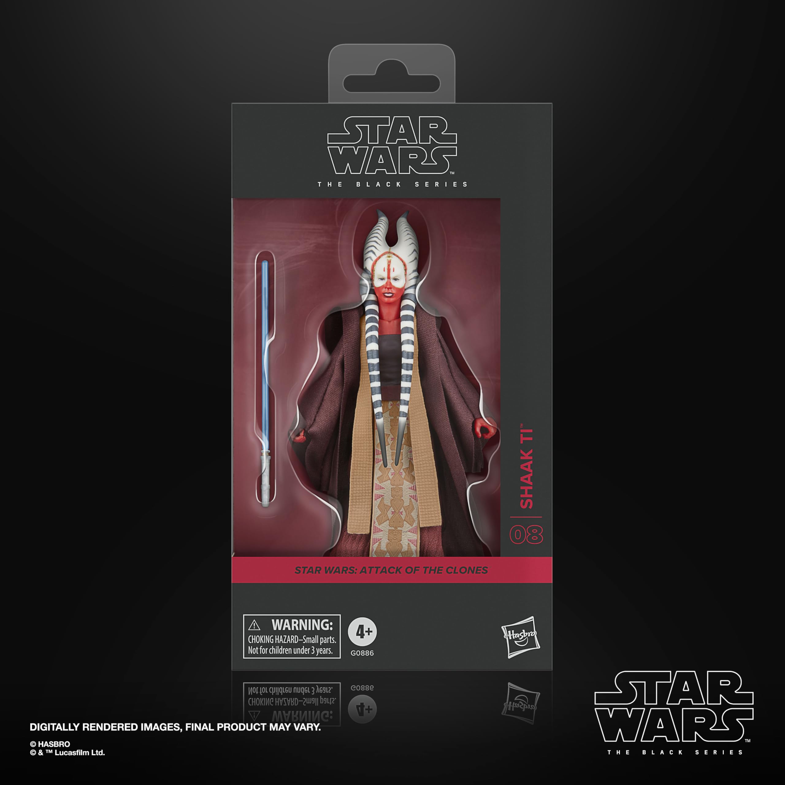 Star Wars The Black Series Shaak Ti Action Figure - 6-Inch Scale, Attack of the Clones 2