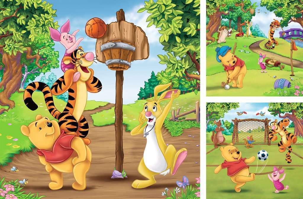 Ravensburger Winnie The Pooh - 3 x 49 Piece Jigsaw Puzzles for Kids Age 5+