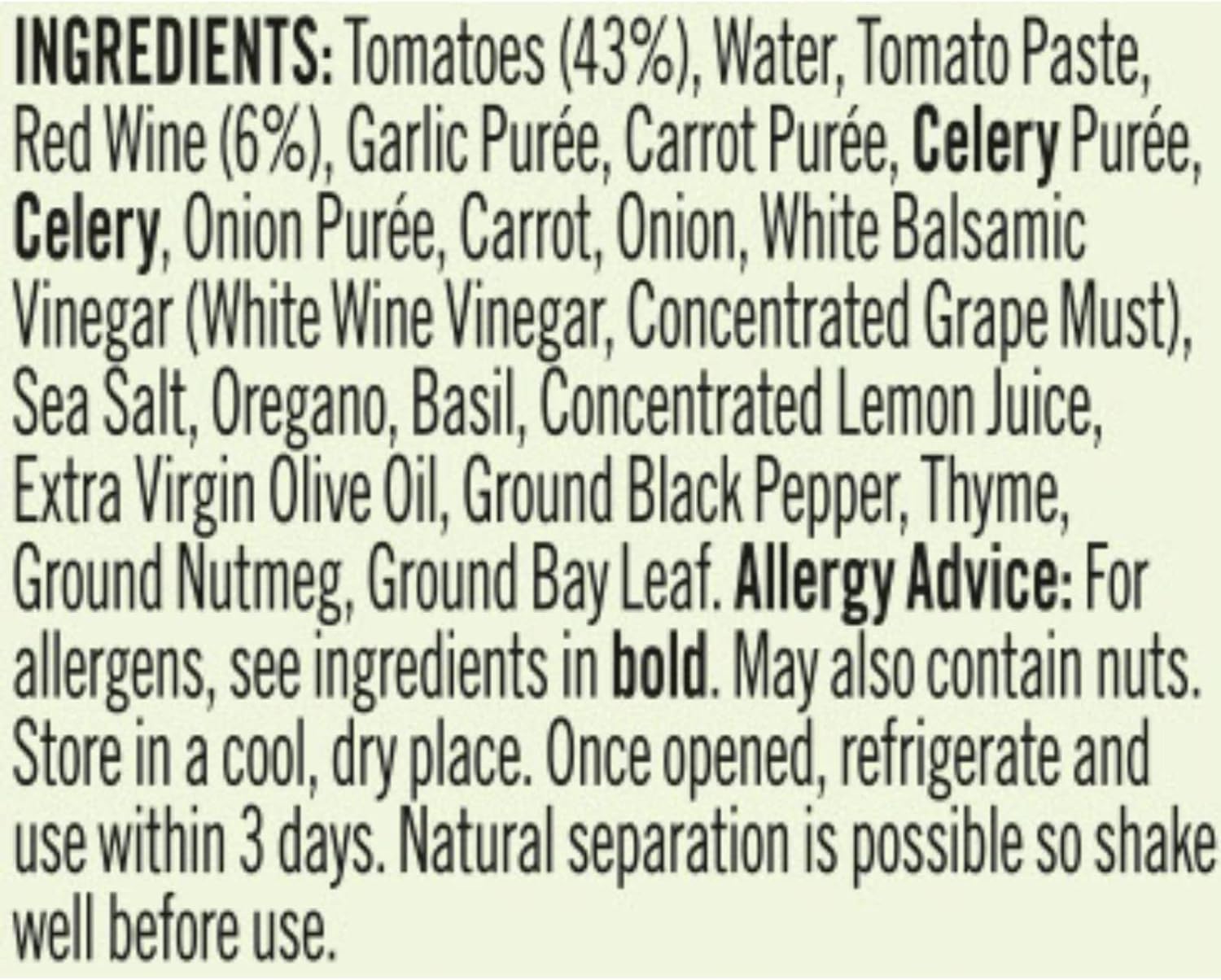 Loyd Grossman No Added Sugar Italian Bolognese Sauce - Sun-Ripened Tomatoes & Herbs | 350 g Jar