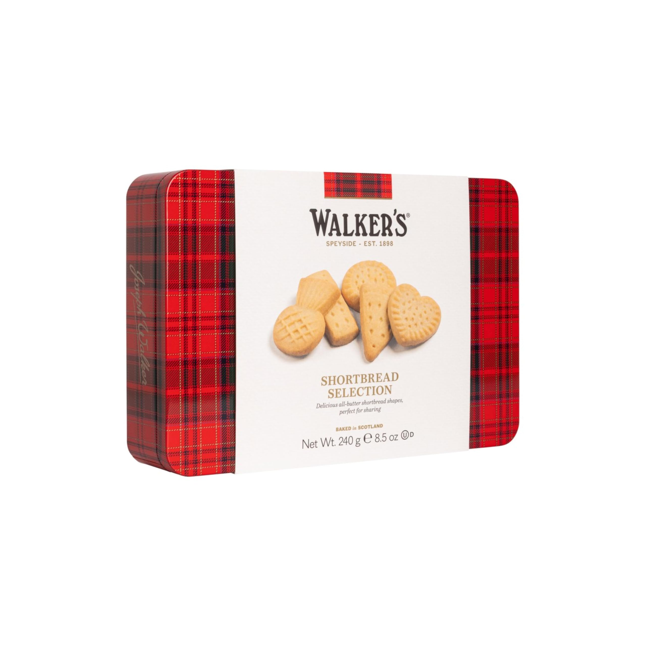 Walker's Shortbread Assortment Tin - Traditional Pure Butter Scottish Cookies