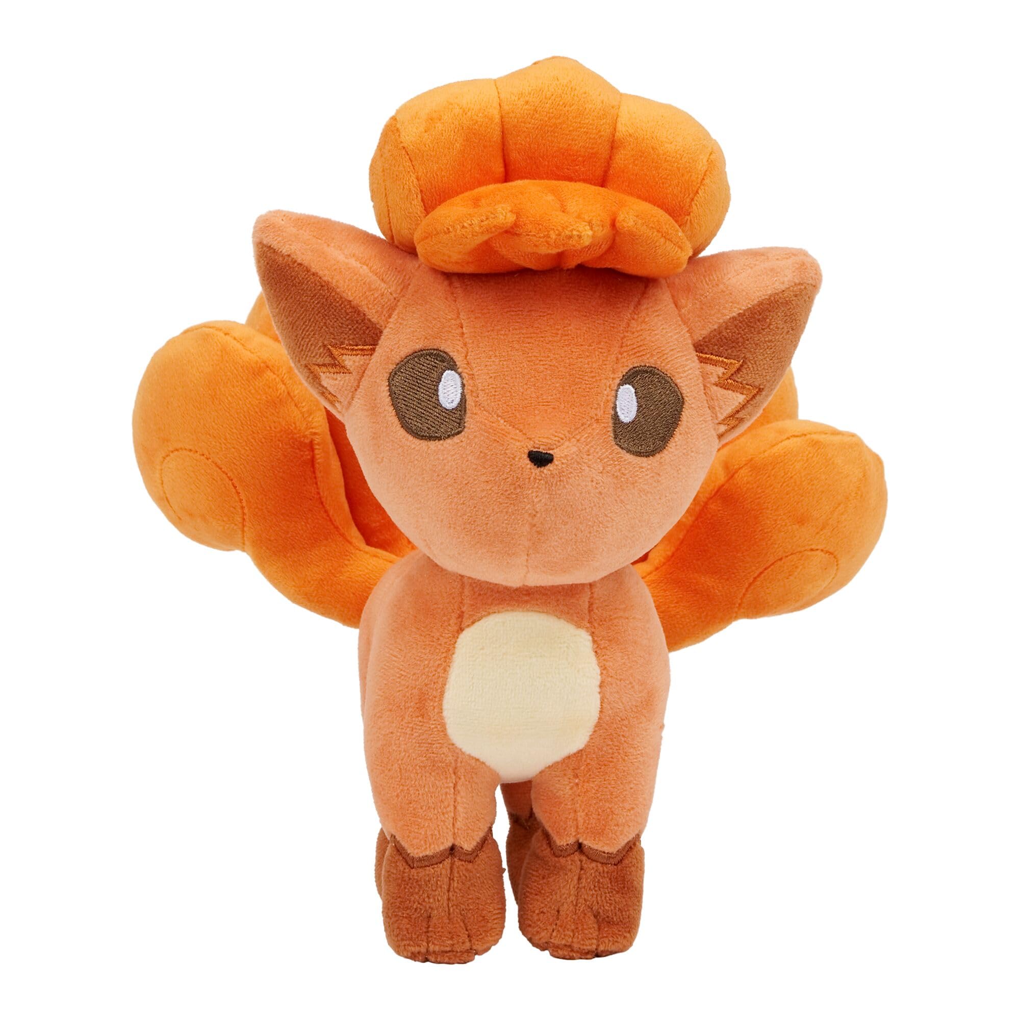 Pokémon Vulpix 8-Inch Soft Plush Toy | Authentic Details | Polyester | Orange 1