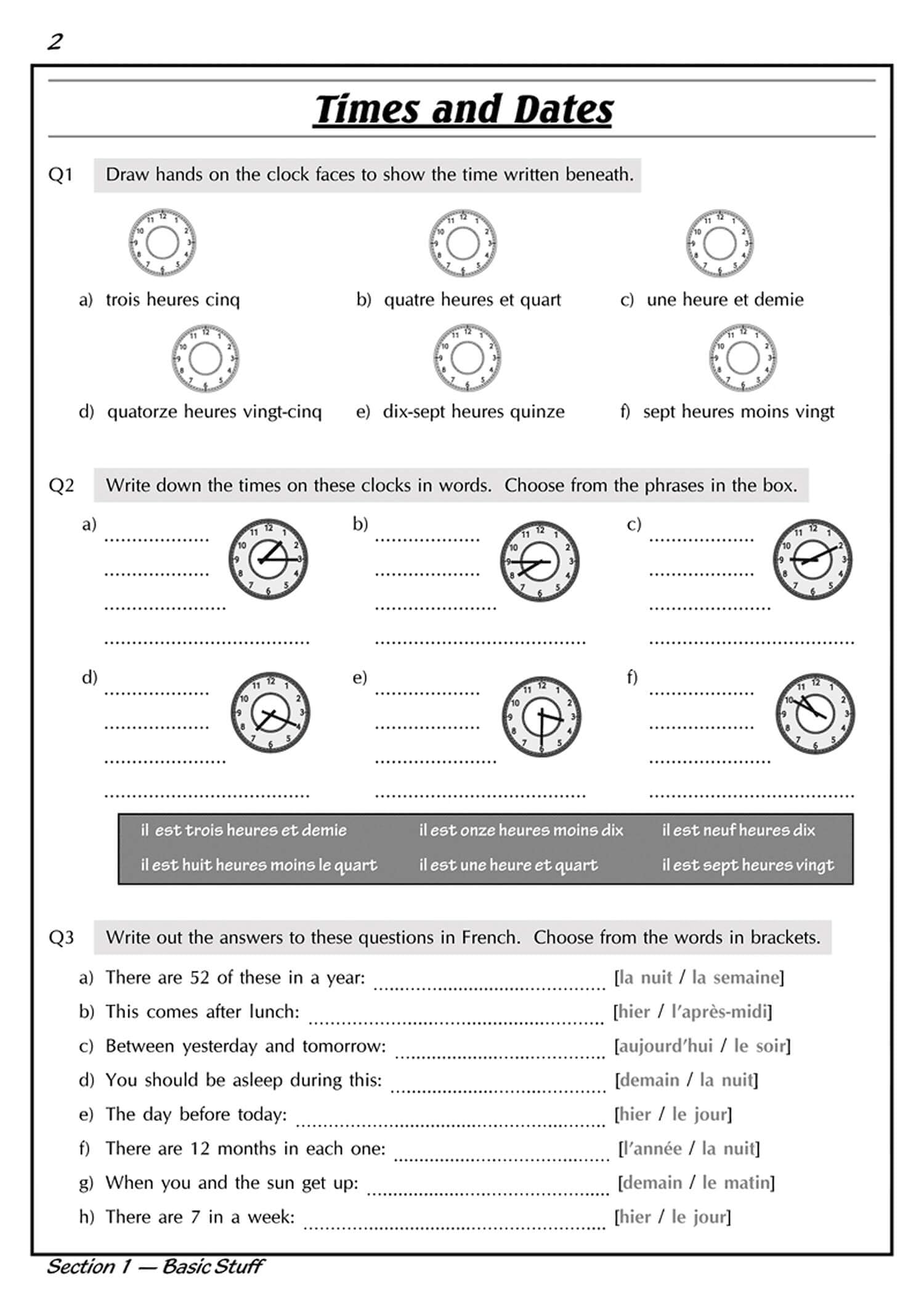 CGP KS3 French Workbook with Answers - Ages 11-14 | Paperback | 76 Pages 3