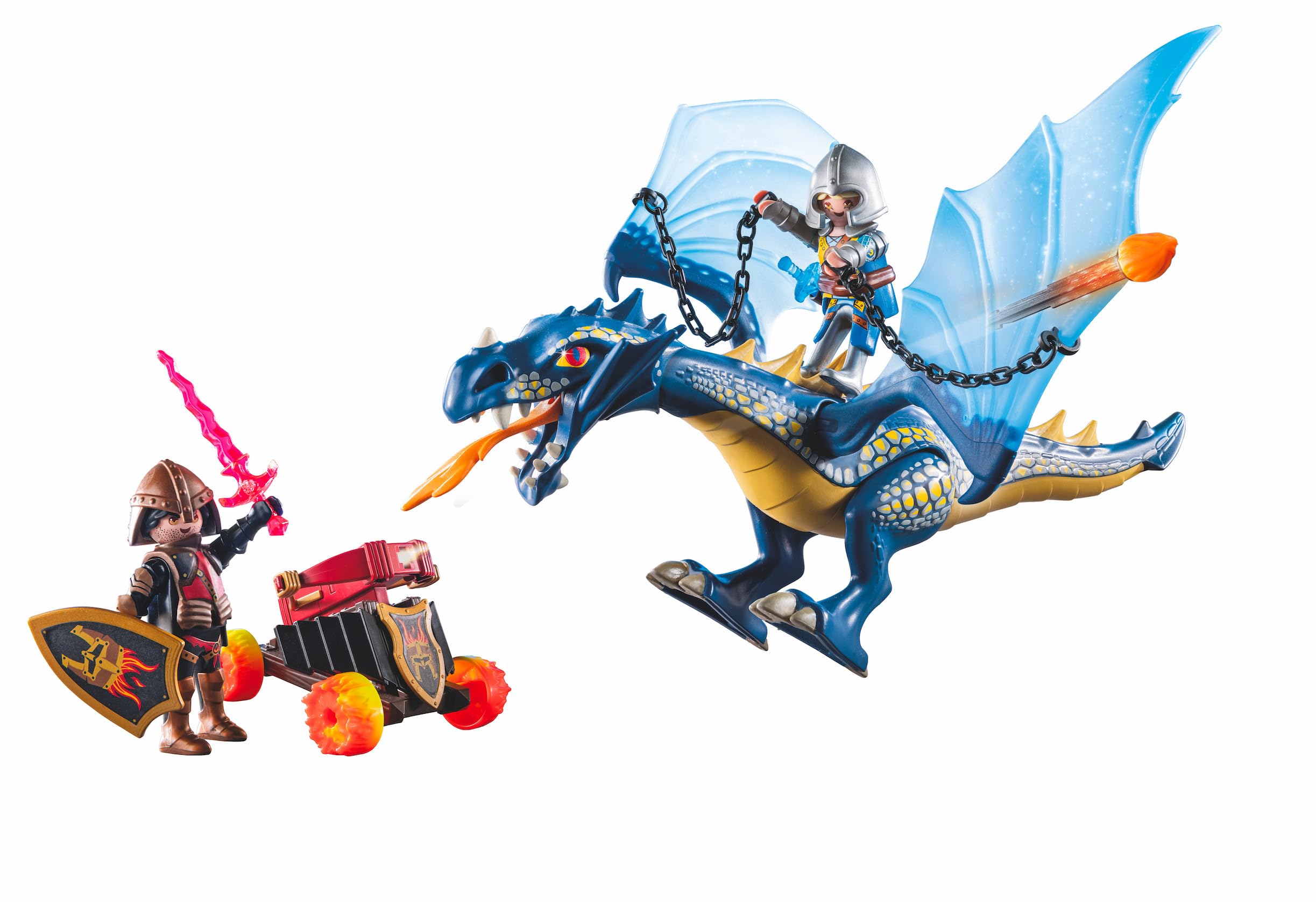 Playmobil 71644 Knights of Novelmore: Dragon Combat Playset - Medieval Castle Adventure with Knight and Dragon, Ages 4+ 12