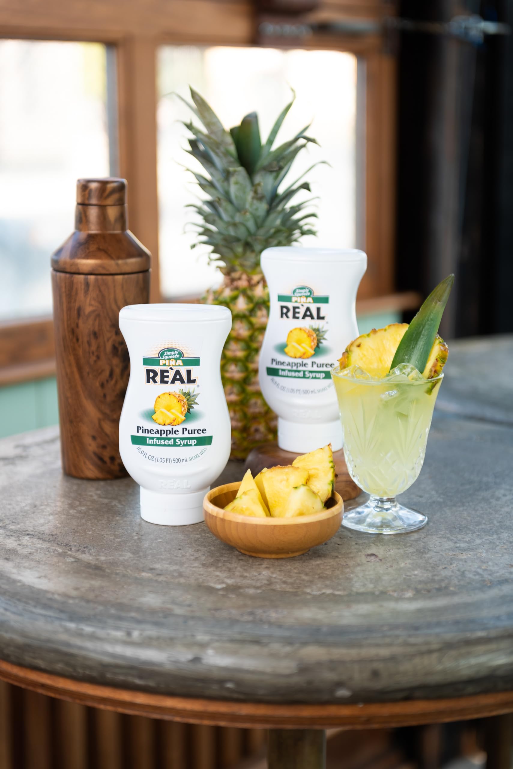 Reàl Infused Exotics Pineapple Puree Infused Fruit Syrup | 500 ml | Gluten Free, Vegan 6