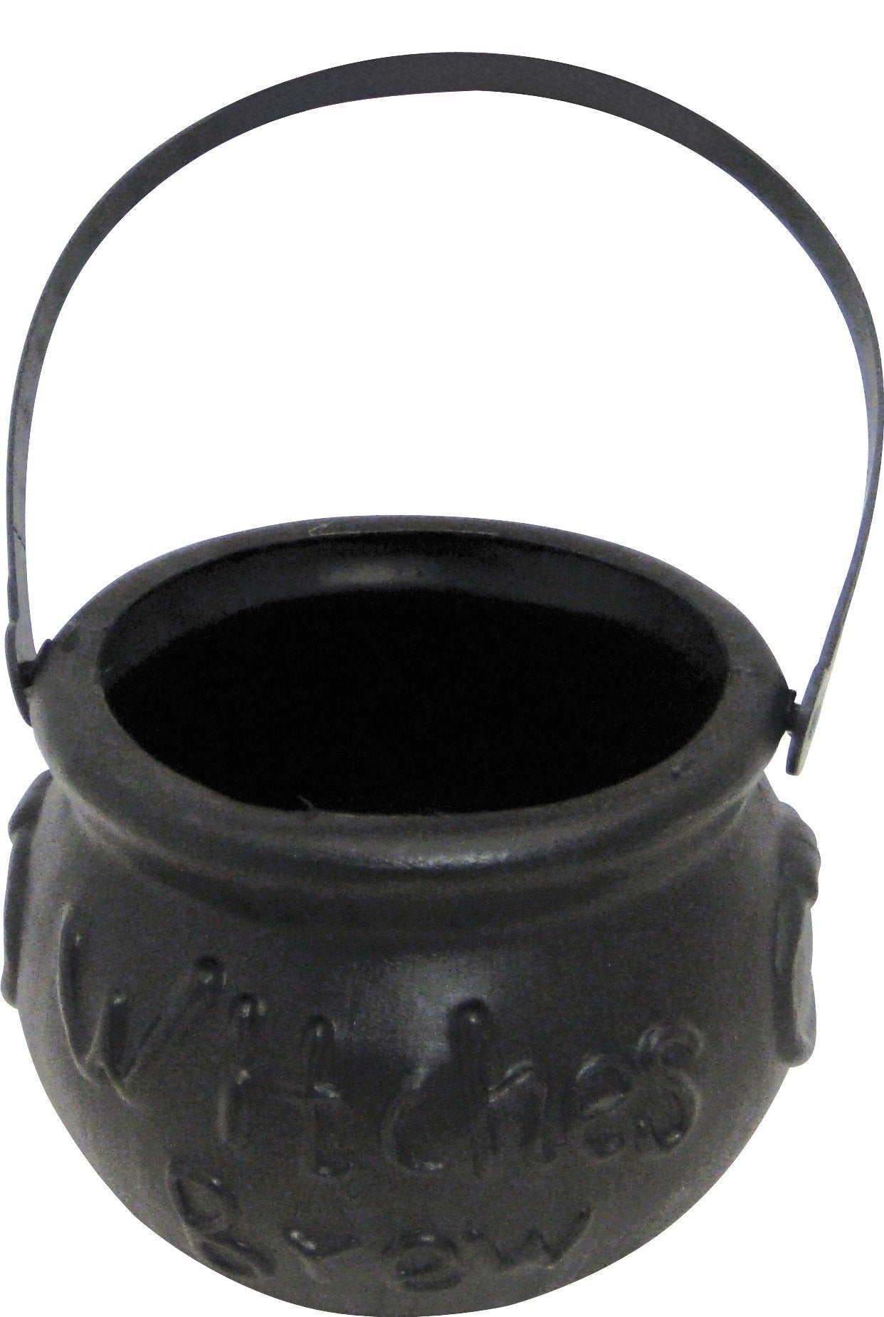 Smiffys Witch's Brew Cauldron - Halloween Fancy Dress Accessory, Black, 14cm(w)x10cm(h)