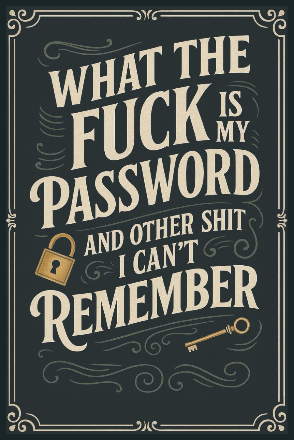 Anouaz Publishing What The Fuck Is My Password? - Funny Password Logbook | Paperback | English 1