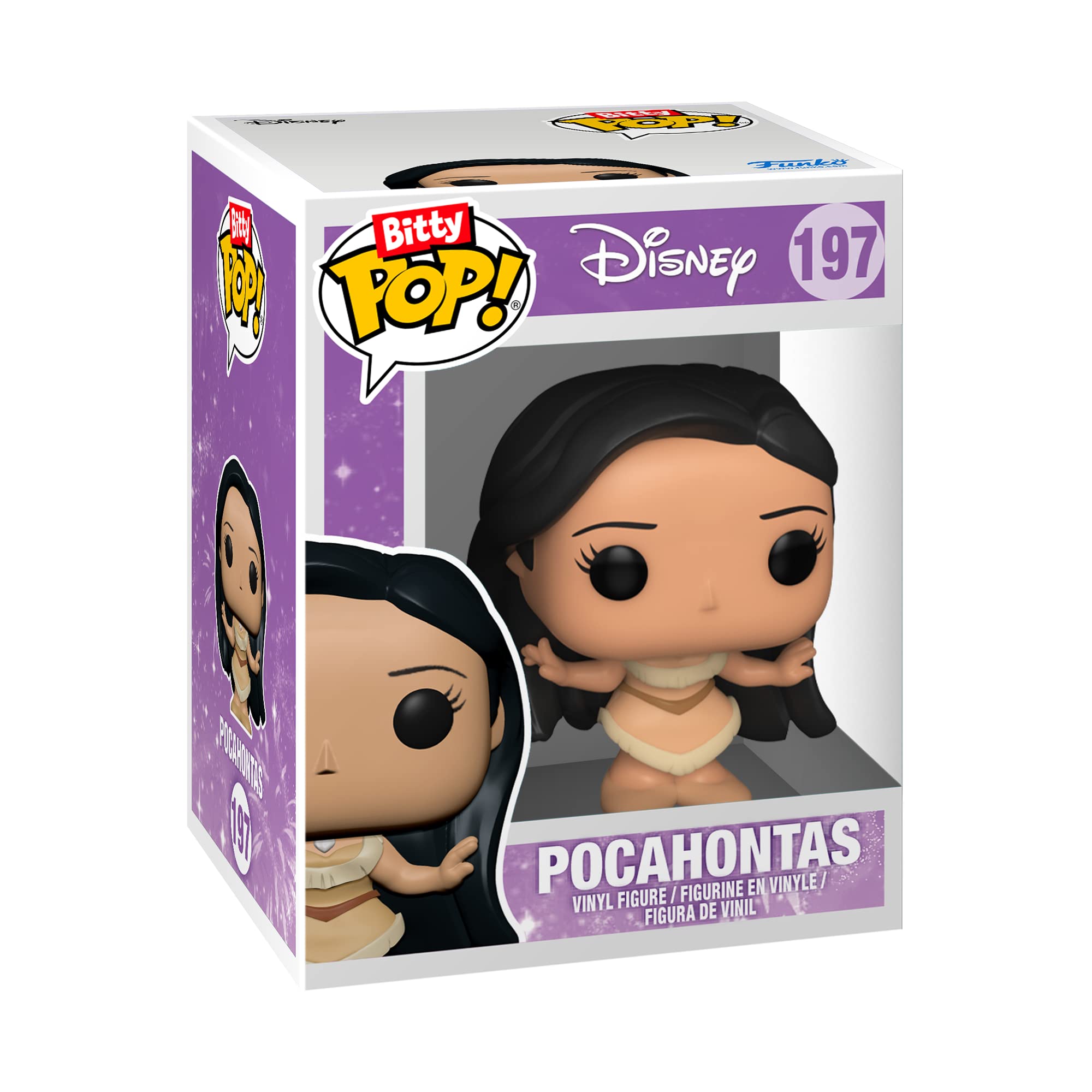 Funko Bitty POP! Disney Princess - Belle, Pocahontas, Jasmine & Mystery Figure Vinyl Set 40