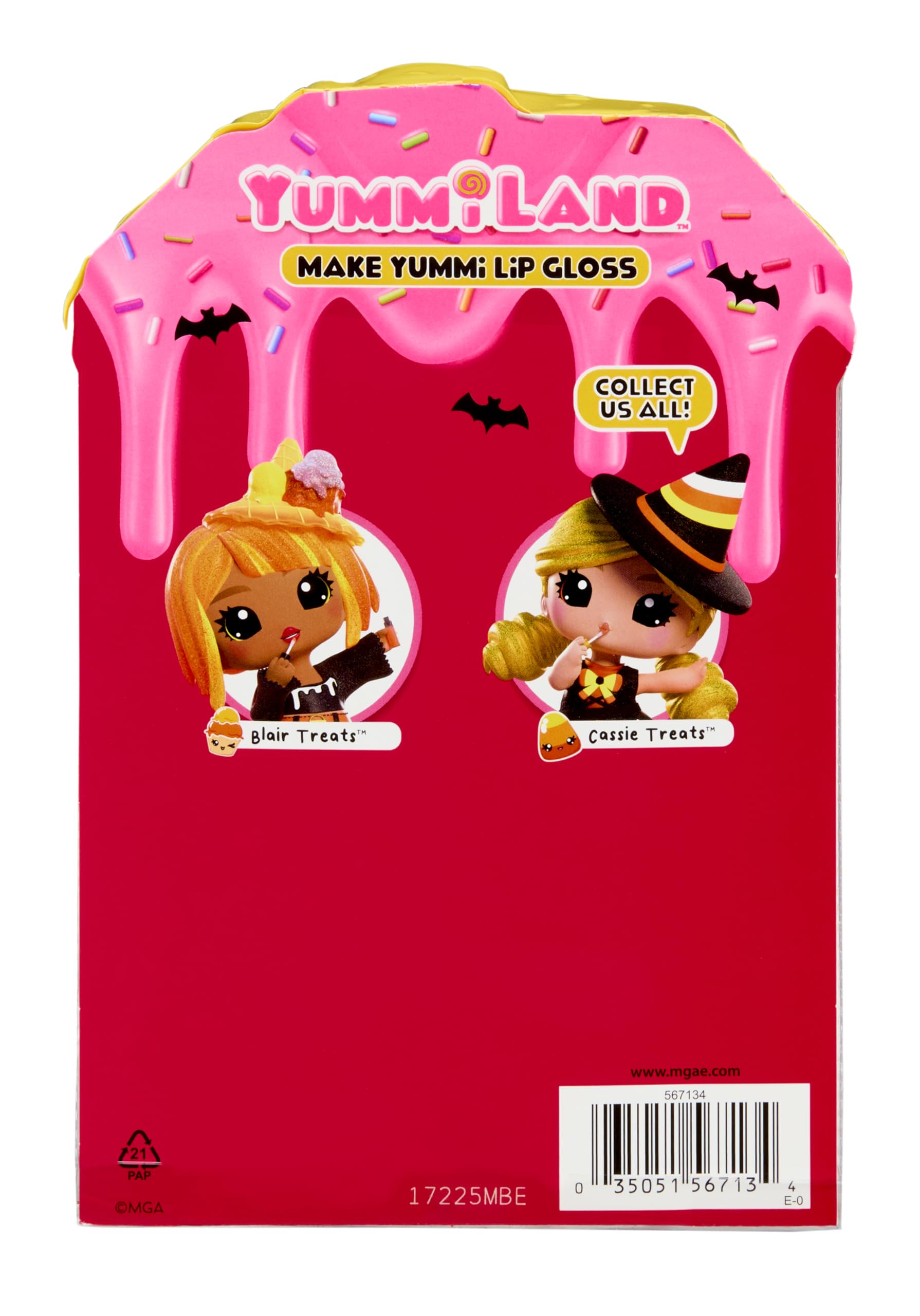 Yummiland x Halloween Lip Gloss Doll - Blair Treats - DIY Scented Doll with Keychain & Lip Gloss Kit 3