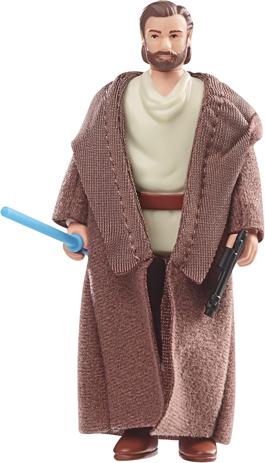 Hasbro Star Wars Retro Collection Obi-Wan Kenobi Series - Obi-Wan Kenobi (Wandering Jedi) 3.75-Inch Action Figure (SW-RC-OBI)