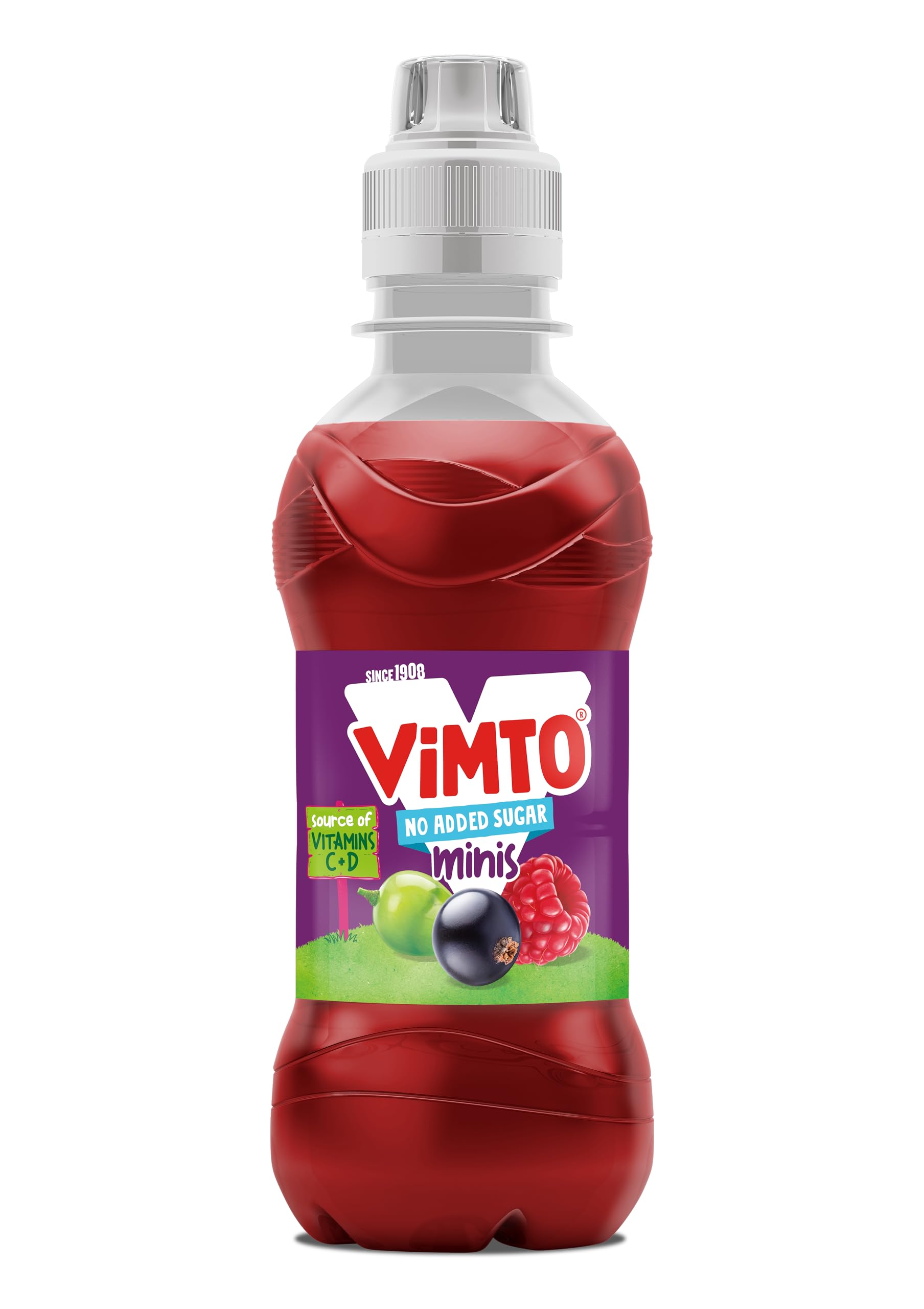 Vimto Kids Juice Drink - No Added Sugar Grape, Blackcurrant & Raspberry | 6 x 250ml Bottles 2