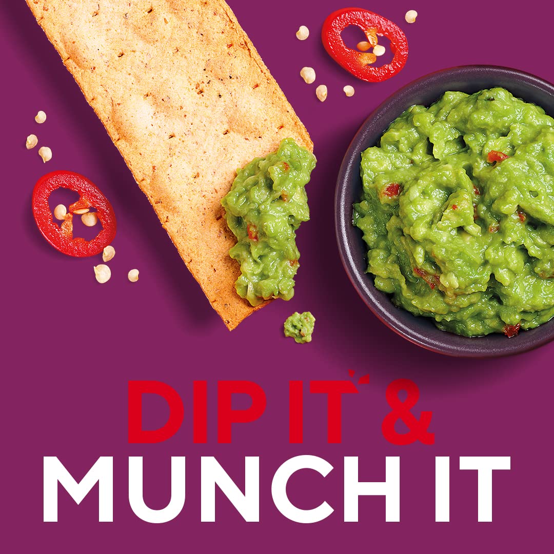 Ryvita Sweet Chilli Thins | Crispy Flatbreads for Dipping, Snacking & Sharing | Source of Fibre | 6 x 125g 5