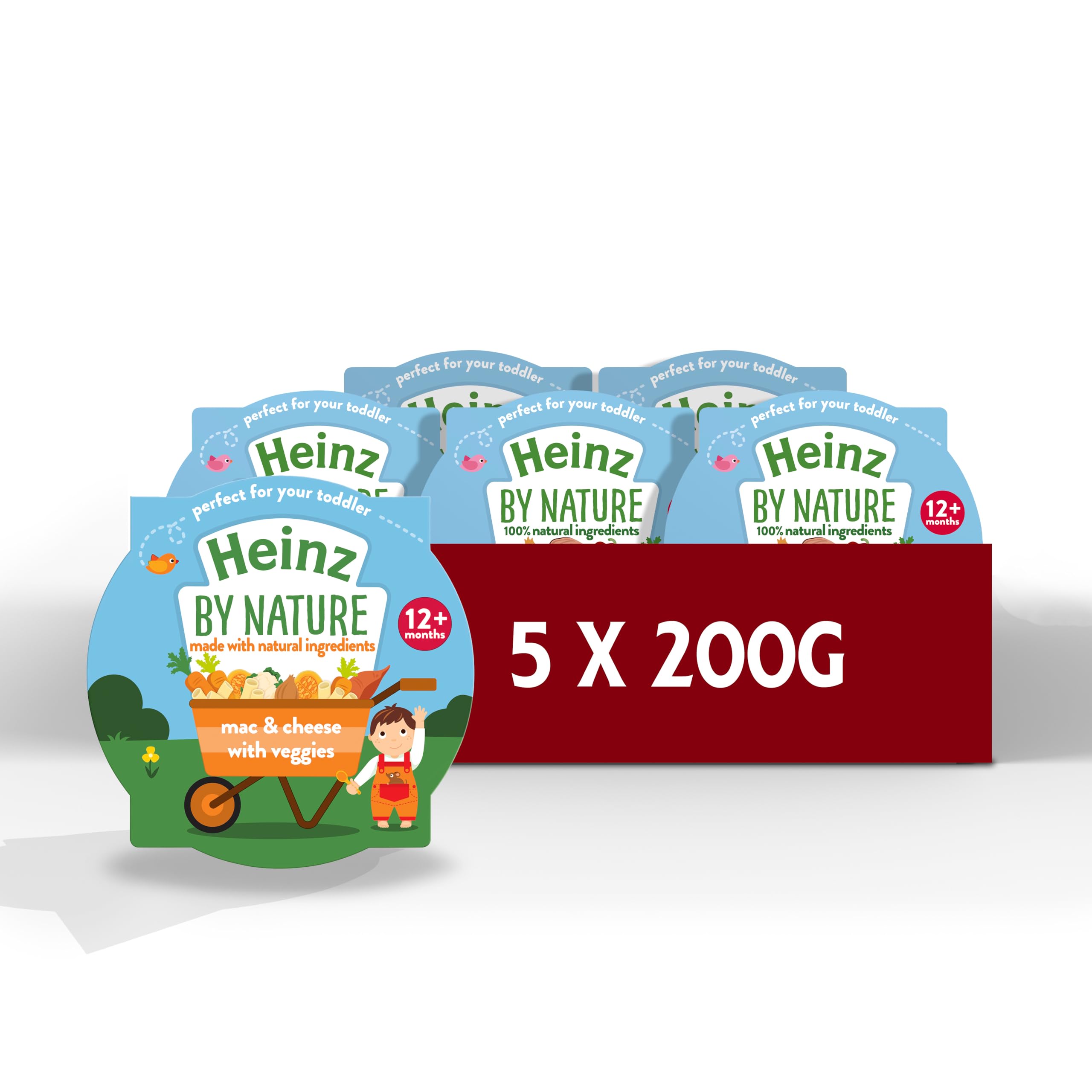 Heinz Baby Food Mac & Cheese with Veggies Tray 5x200g 1