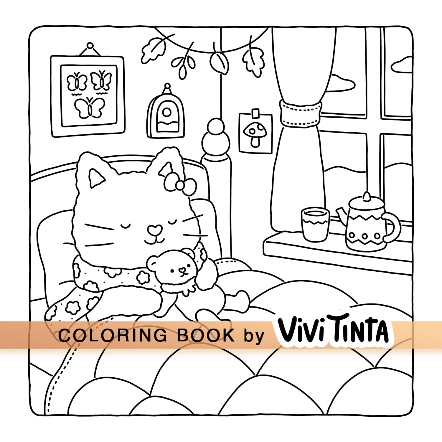 Penguin Fuzzy Hygge: Cute and Cozy Coloring Book for Adults & Teens | Paperback | English 2