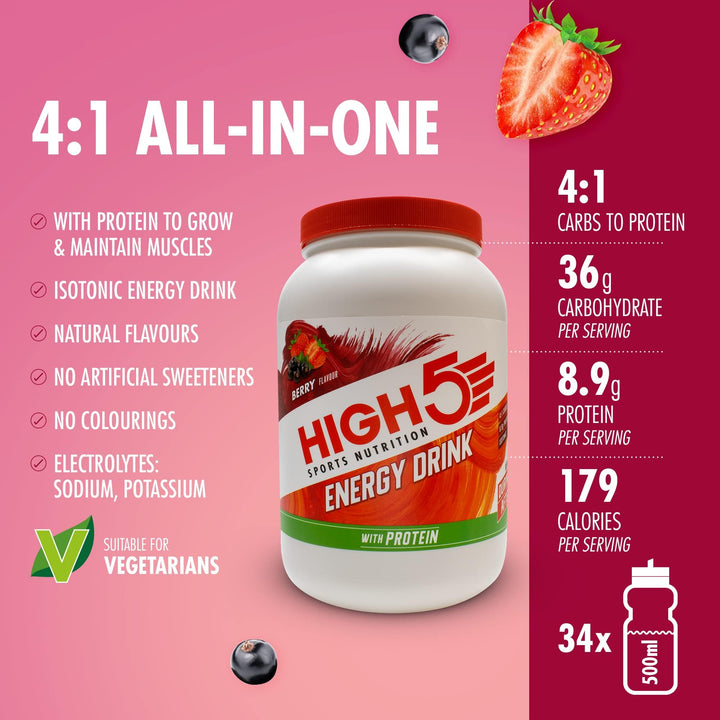 HIGH5 - Energy Drink with Protein [Audio CD]