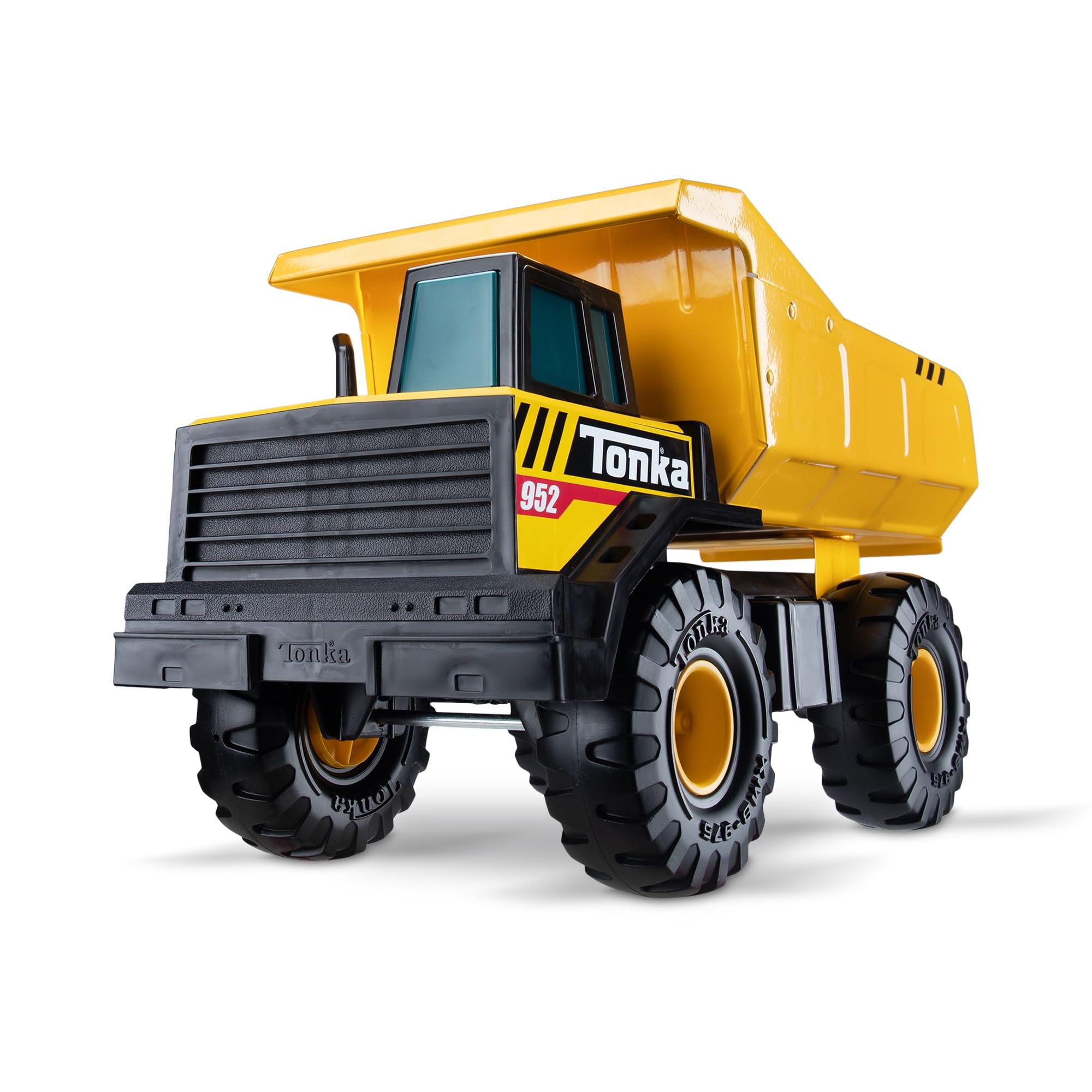 Tonka Steel Classics Mighty Dump Truck - Real Steel Construction Toy | Ages 3+ | Yellow