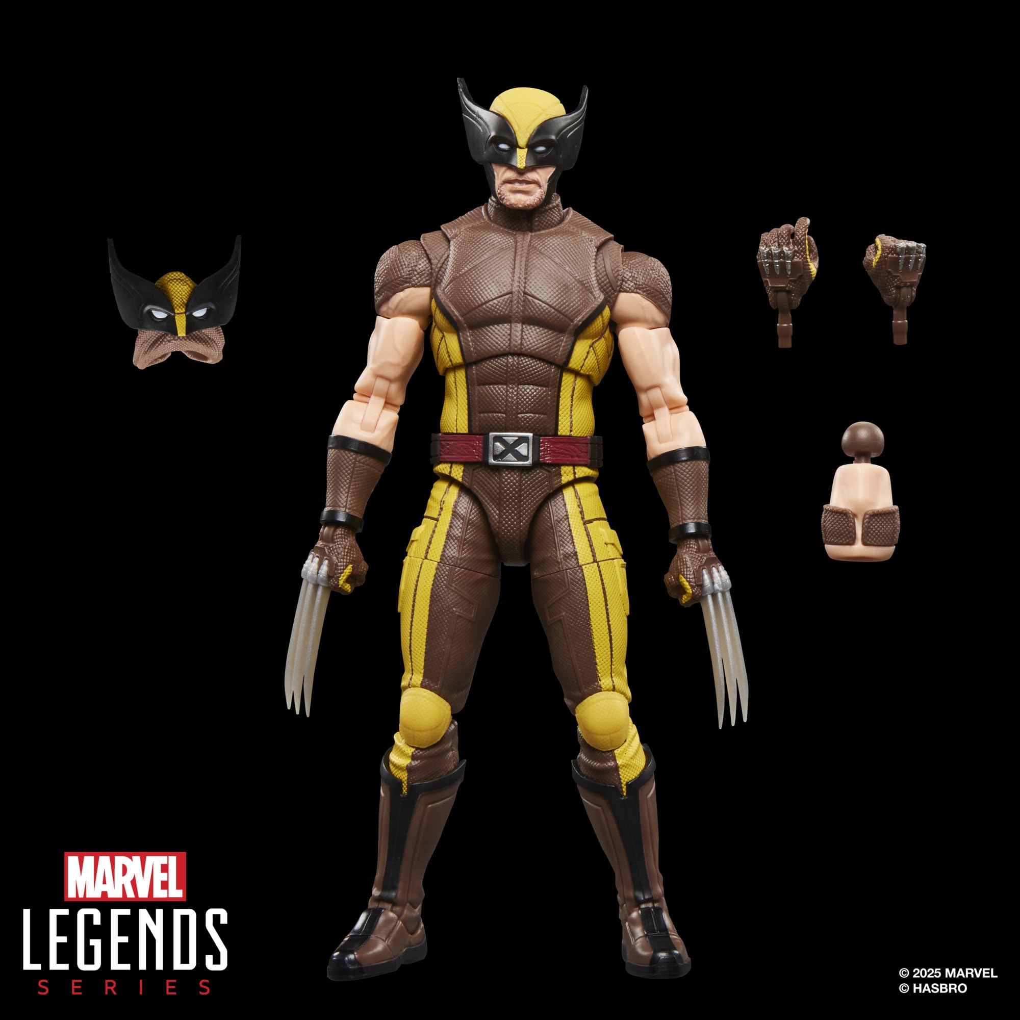 Marvel Legends Series Wolverine (Brown Suit) Action Figure | 6-Inch Scale | Ages 14+