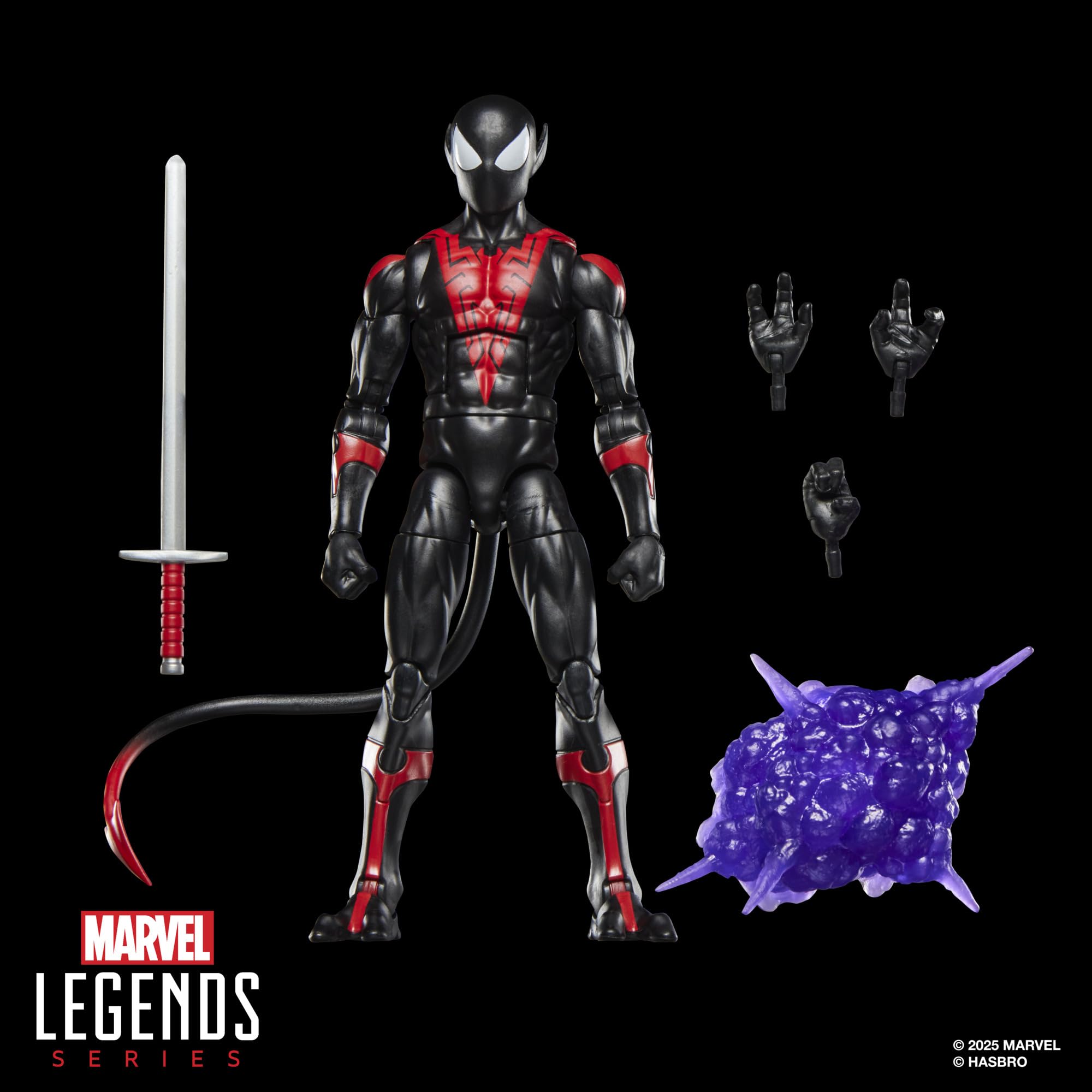 Marvel Legends Uncanny Spider-Man (Nightcrawler) Action Figure - 6 Inch, Ages 4+ 2