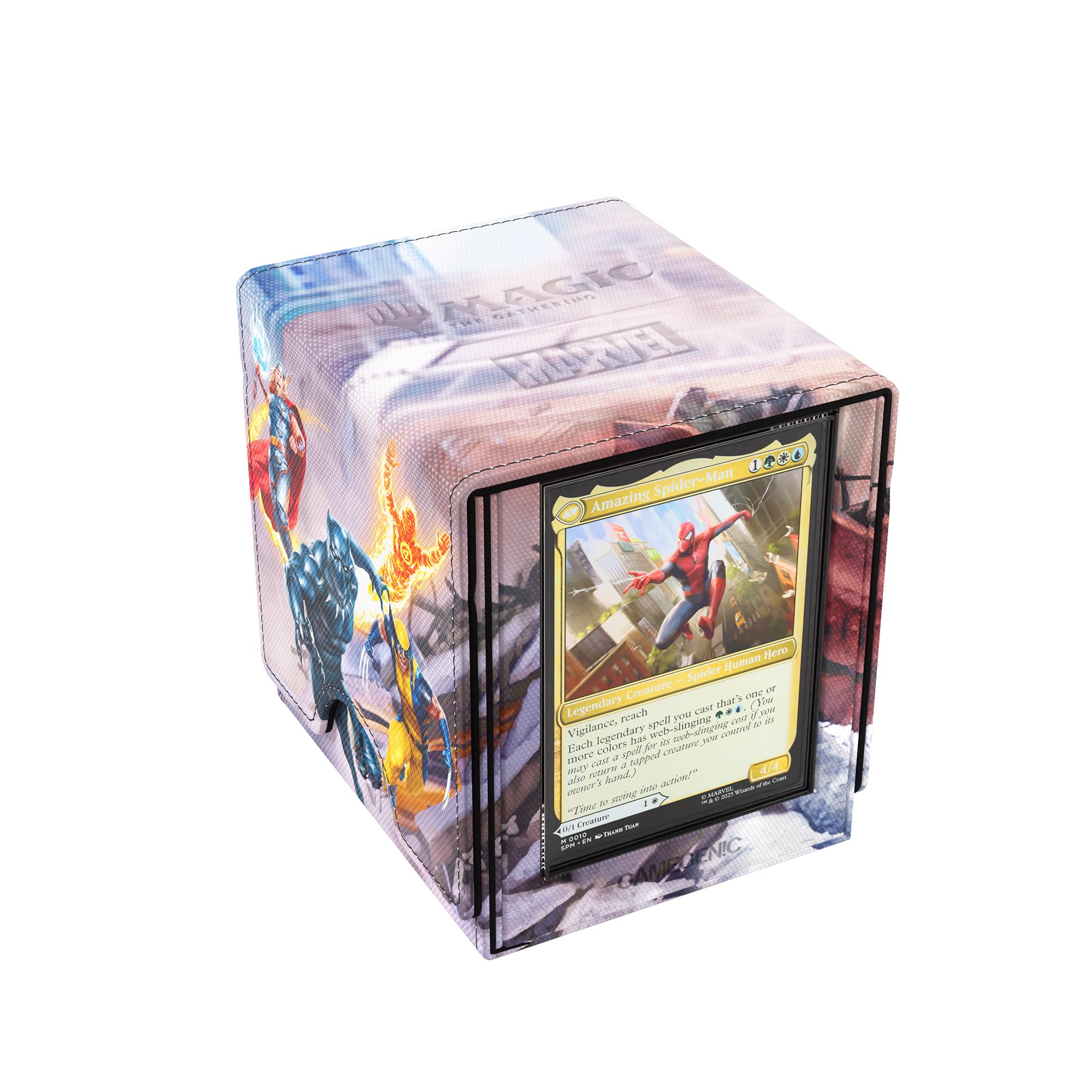 Gamegenic Sidekick PRO 100+ XL Deck Box - Holds 100+ Double-Sleeved Cards | Hidden Drawer | Slide Card Display 1