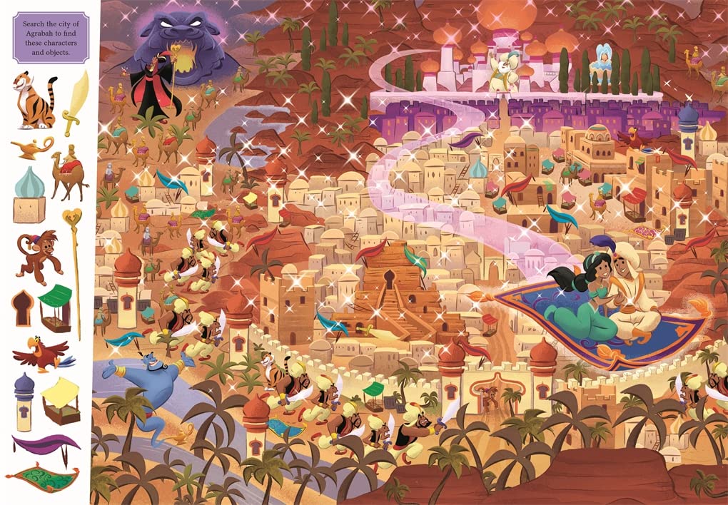 Studio Press Disney Princess: Magical Worlds Search and Find Activity Book | Ages 4-6 | 64 Pages 3