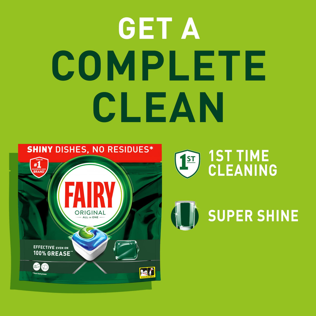 Fairy Original All-in-1 Dishwasher Tablets (70 Tablets)