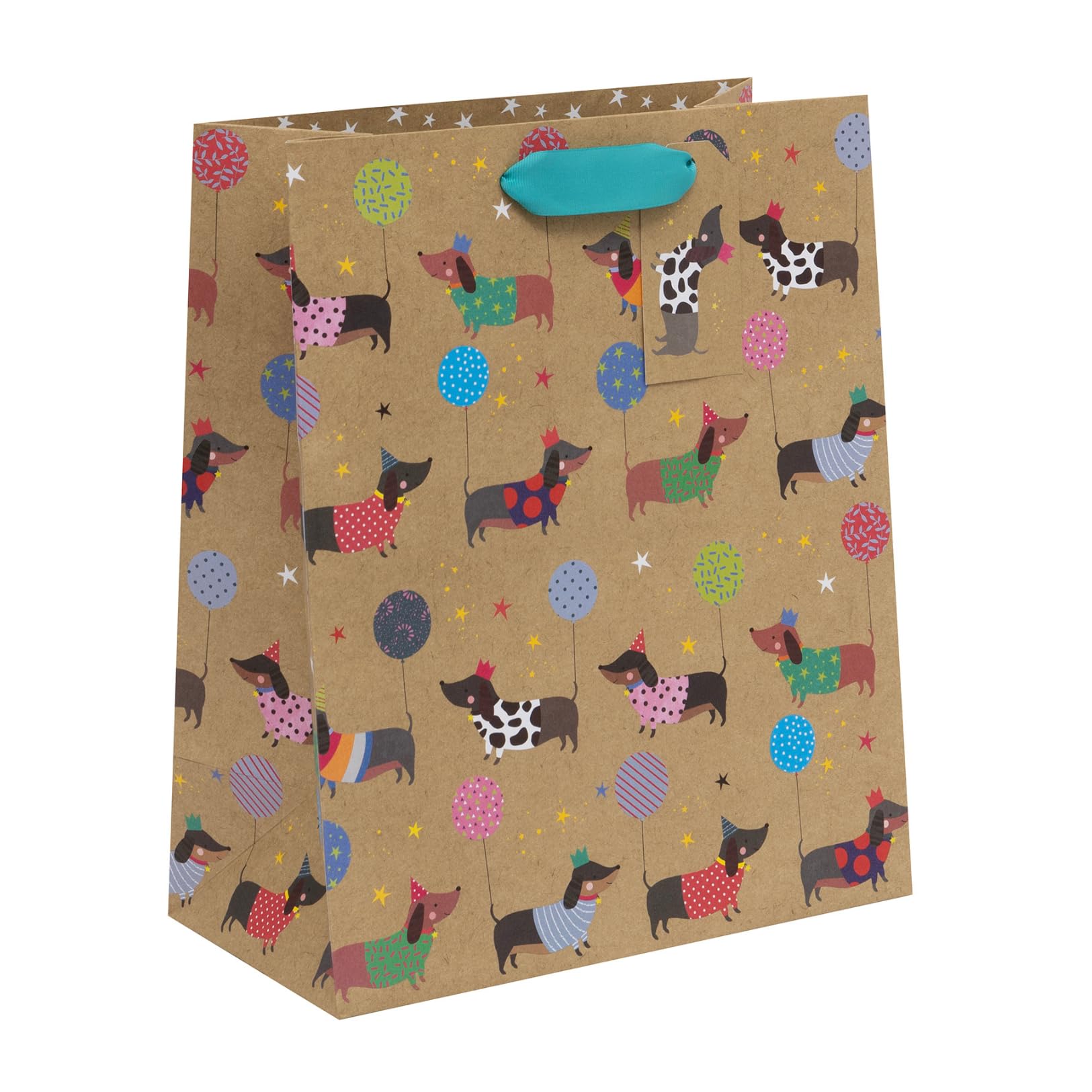 Ballyhoo Sausage Dog Gift Bag - Large, 26 x 31.5 x 13.5 cm, FSC Certified Paper 1