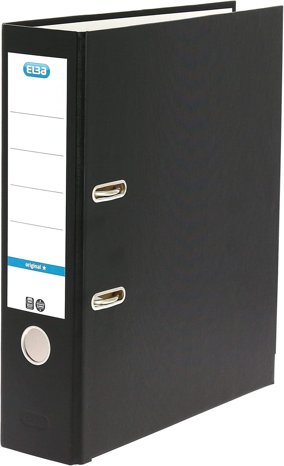 Elba A4 80 mm Board Lever Arch File - Black 1