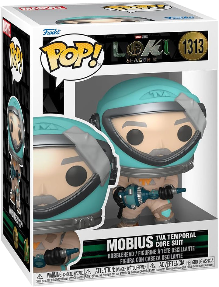 Funko Pop! Marvel Loki Season 2 - Mobius (TVA Temporal Core Suit) Vinyl Figure (72170)