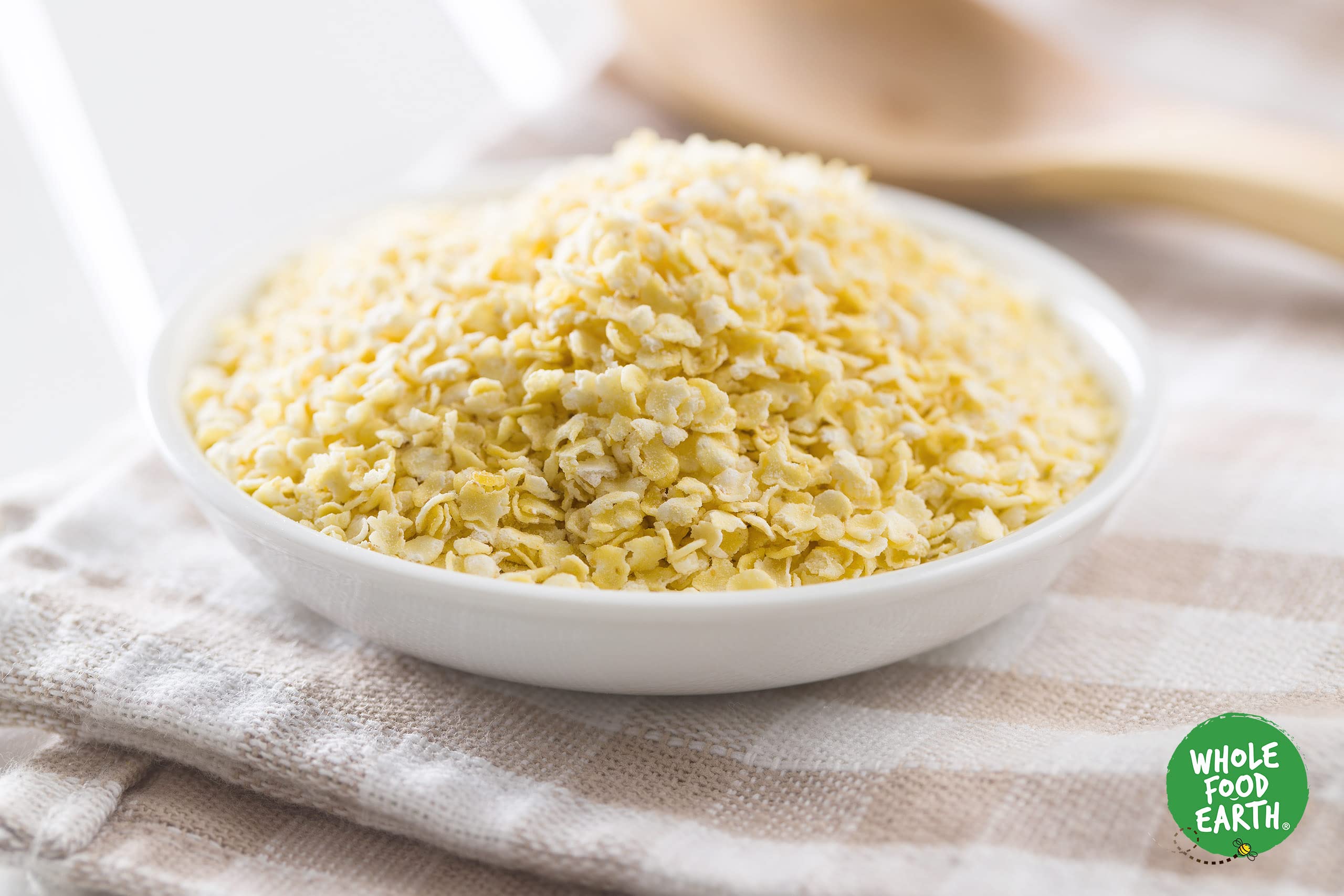 Wholefood Earth Organic Pearl Millet Flakes - 1 kg | Vegan | GMO Free | High Fibre 4