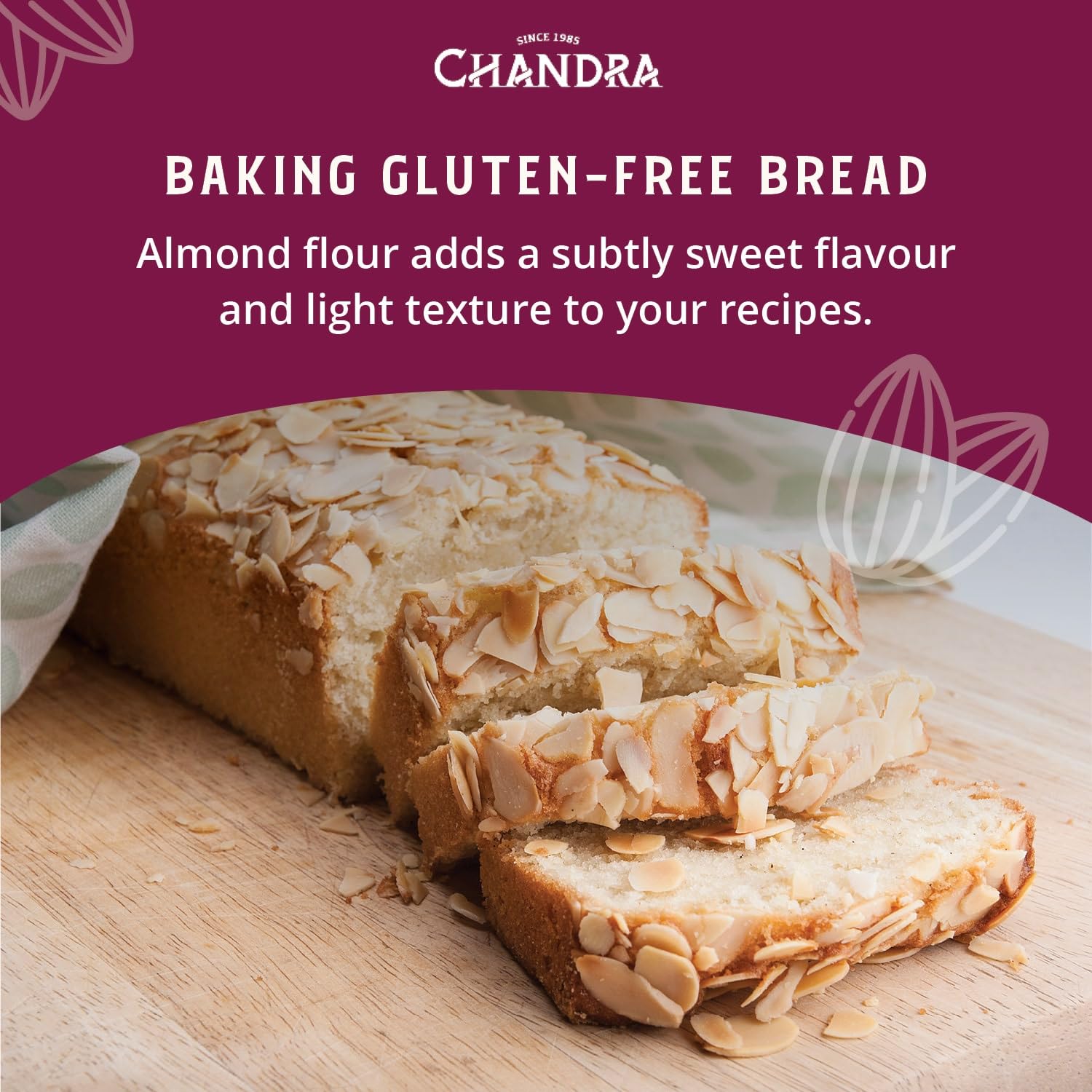 CHANDRA Ground Almond Flour - 1kg Bag | Gluten-Free, Keto & Paleo Friendly 6