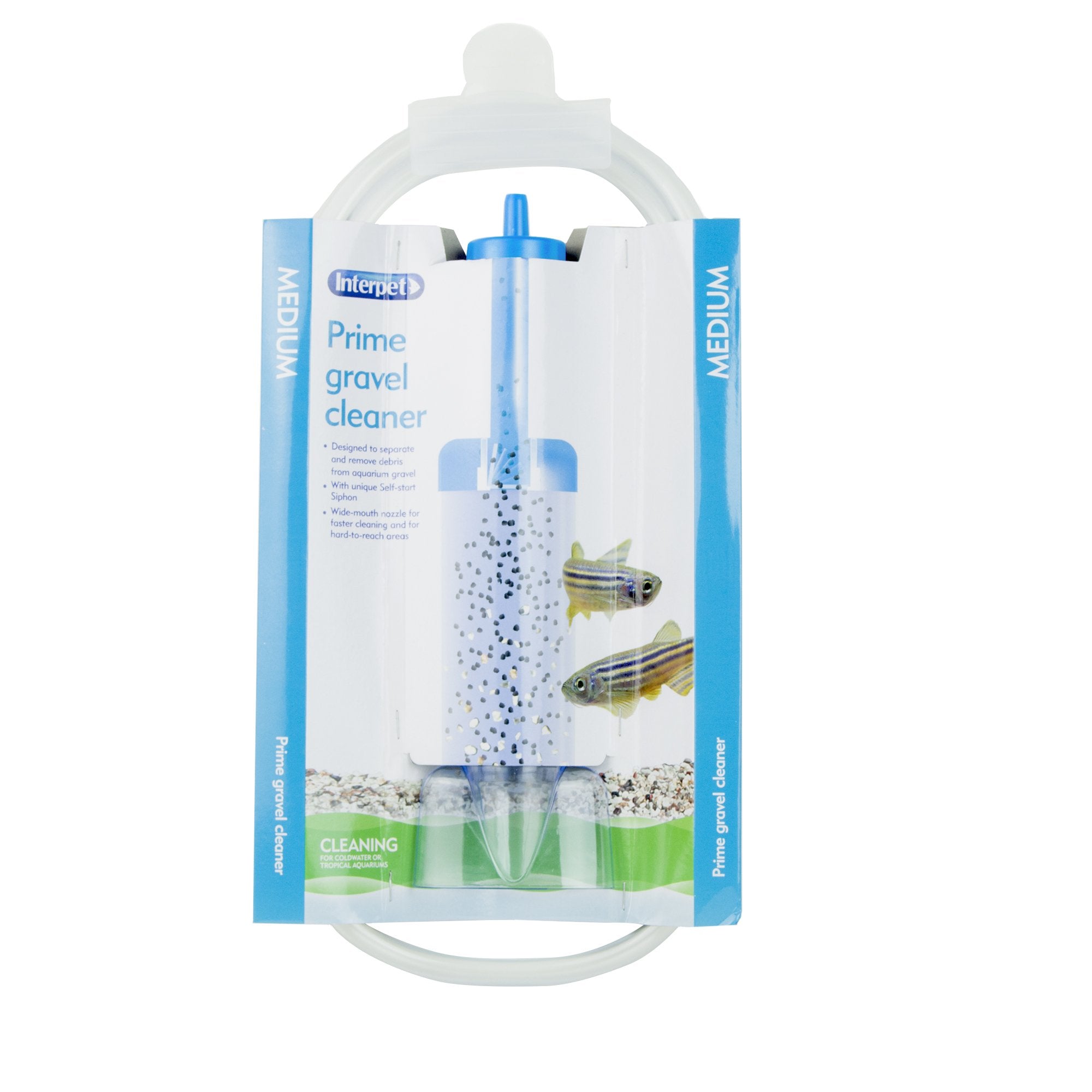 Interpet Aquarium Gravel Cleaner Syphon Water Drainer - Medium Size | 142cm Hose