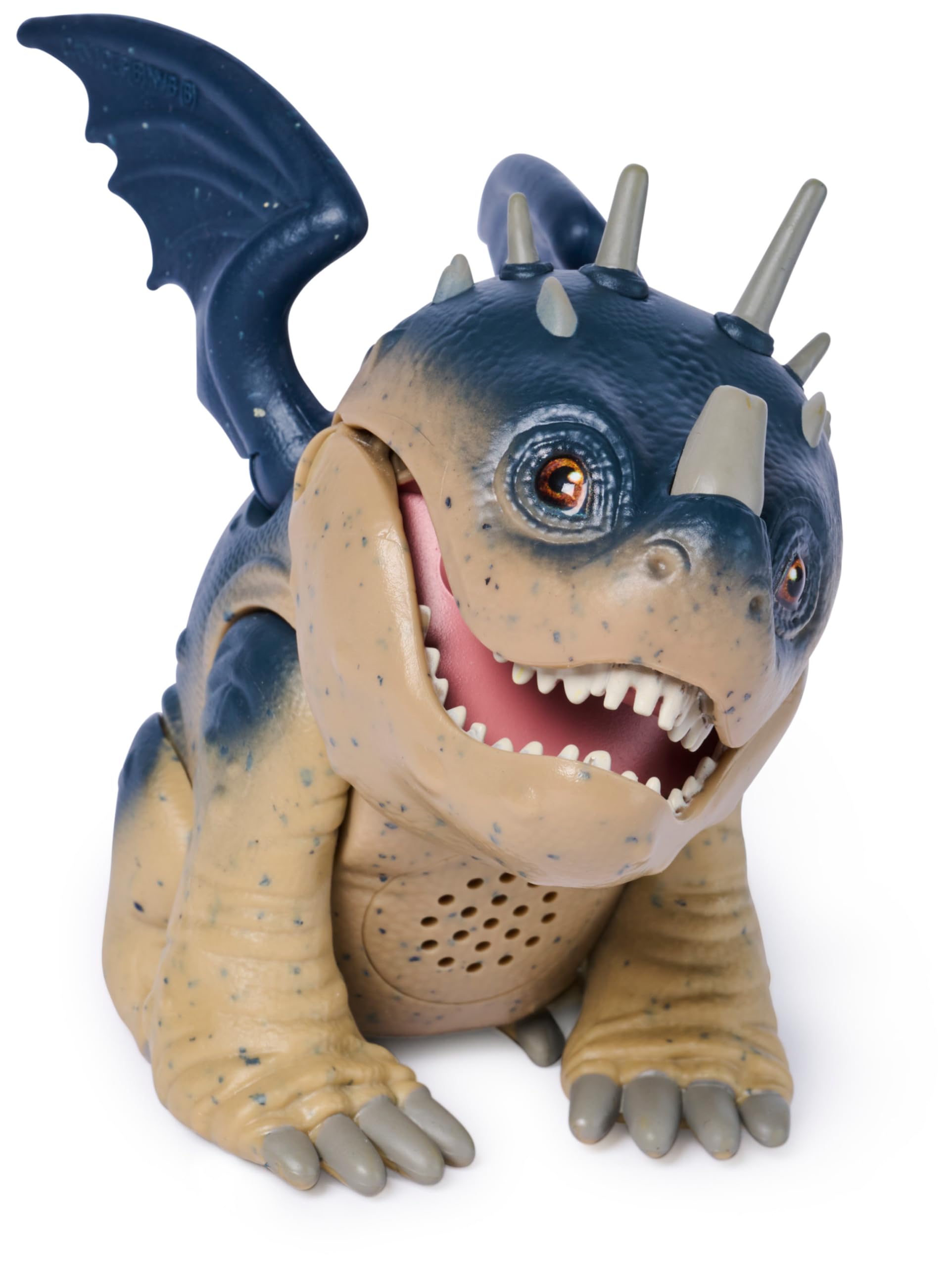 DreamWorks Dragons Roaring Minis Gronckle Interactive Action Figure - 25+ Sounds, Ages 4+