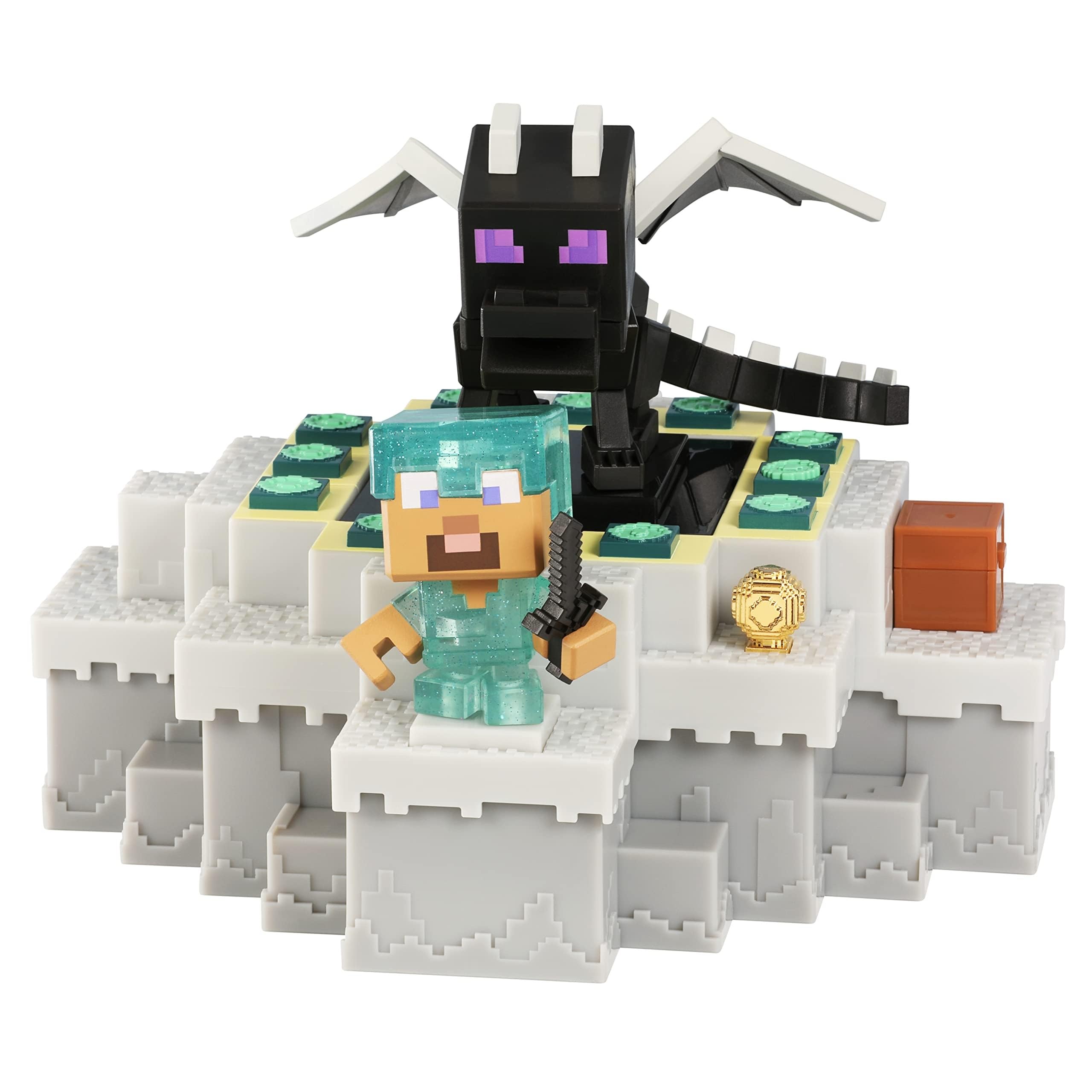 Akedo Treasure X Minecraft Caves & Cliffs - Ender Dragon Mine & Craft Playset 8