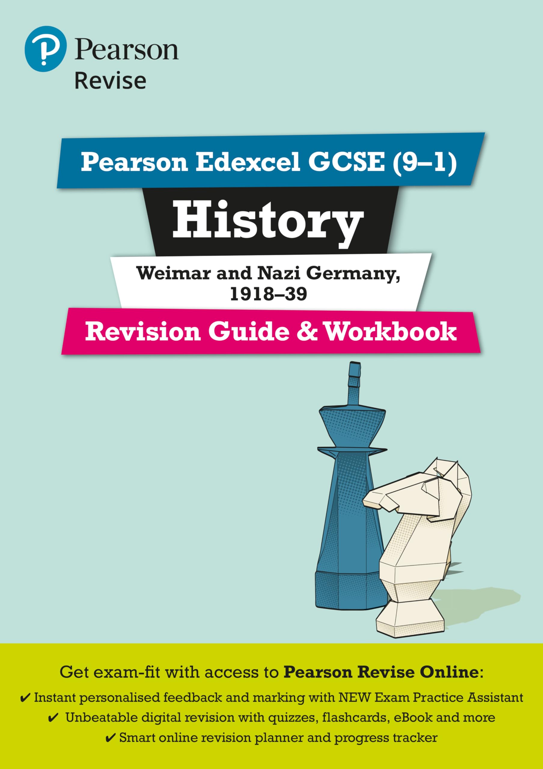 PEARSON EDUCATION Revise Edexcel GCSE (9-1) History Weimar and Nazi Germany Revision Guide and Workbook + App 1
