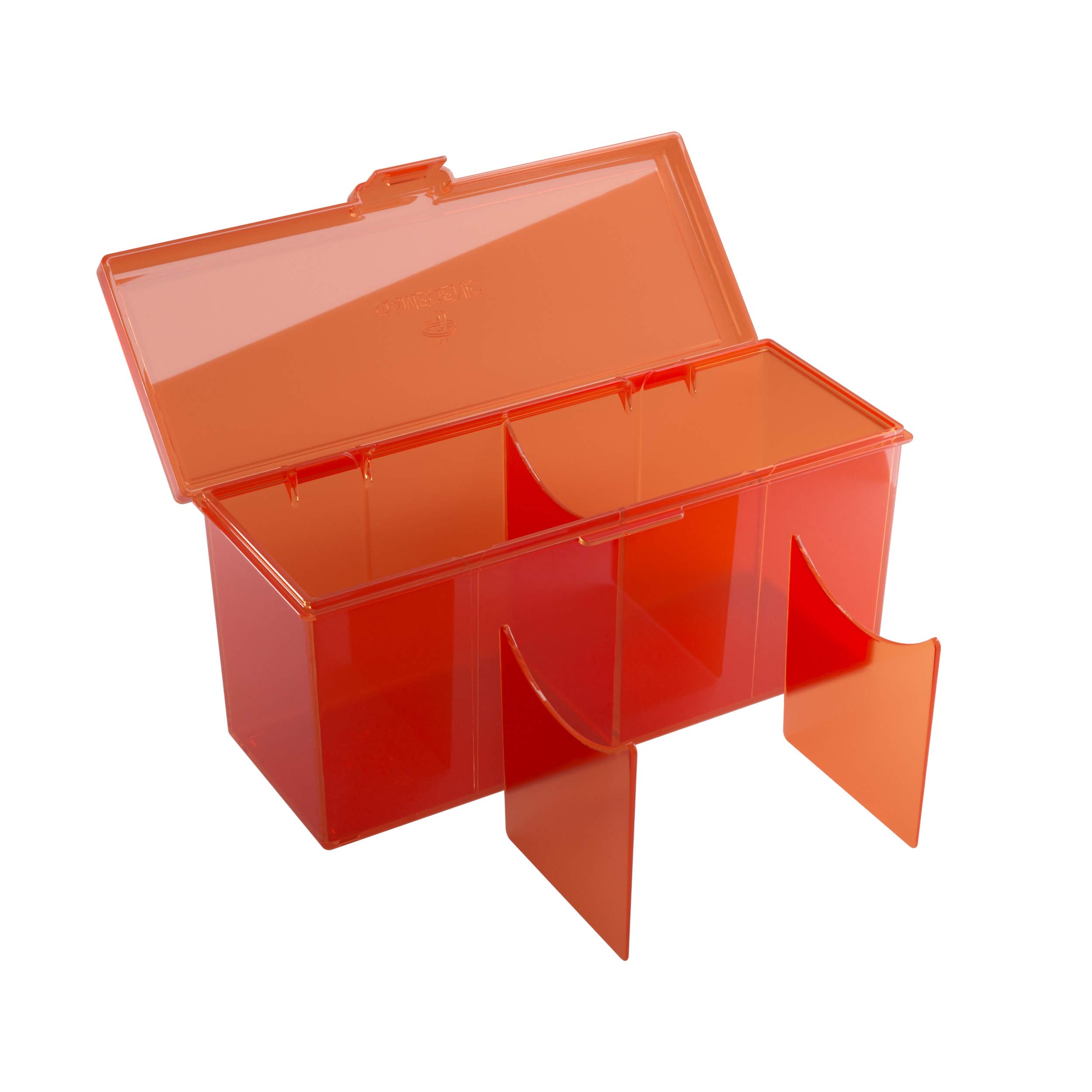Gamegenic Fourtress 320-Card Deck Holder - Rigid, Stackable Storage | Red 7