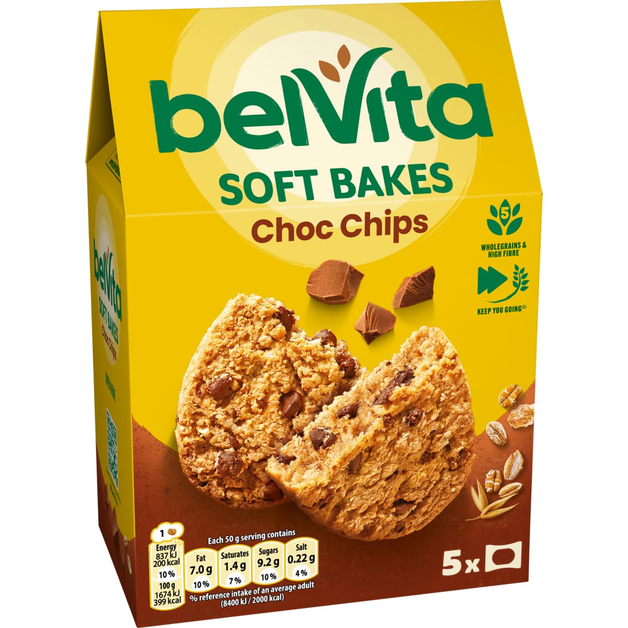 Belvita Chocolate Chip Soft Bakes Breakfast Biscuits - 250g 3