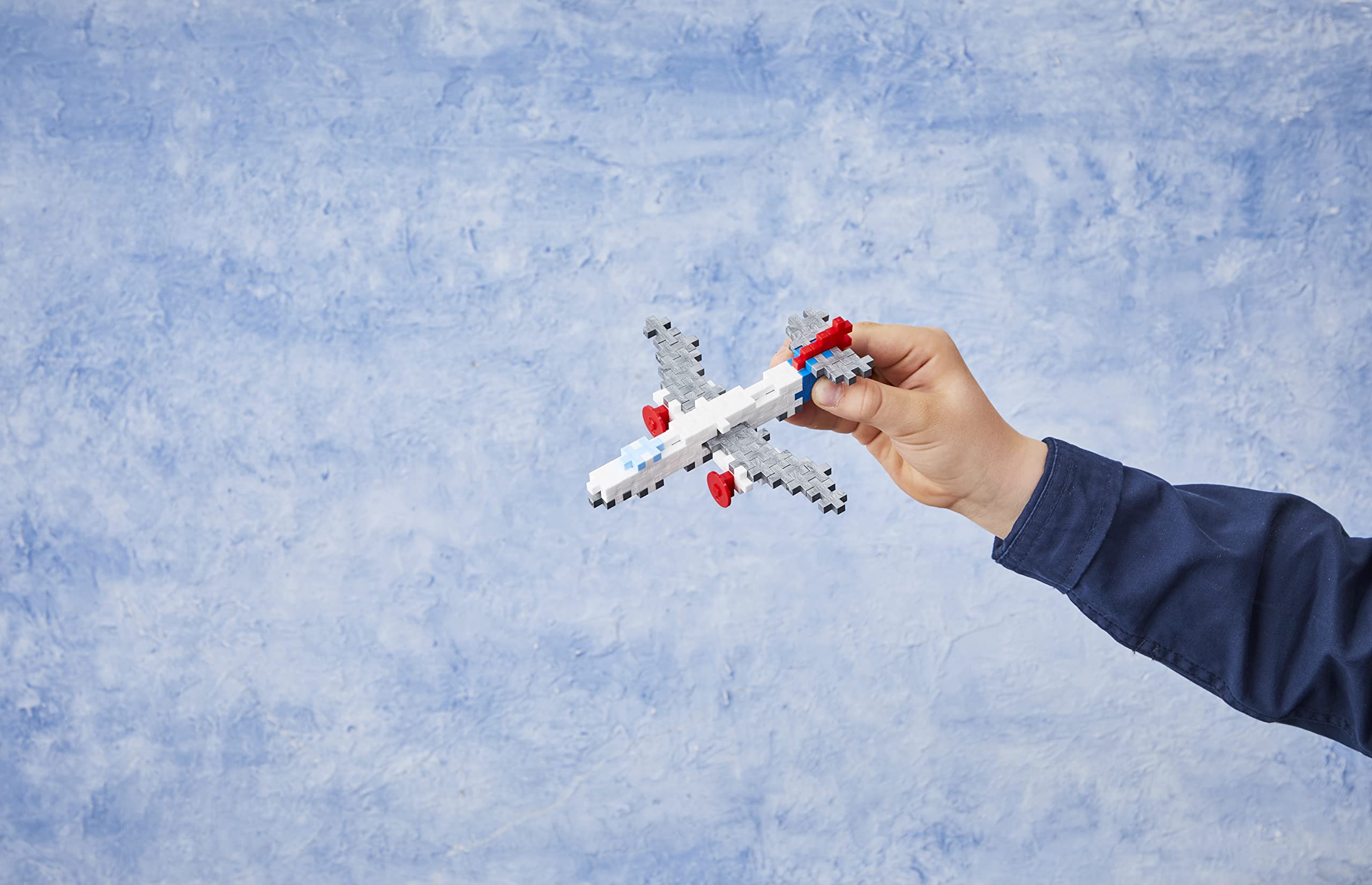 PLUS PLUS Airplane Building Set - 100-Piece Creative Toy for Ages 5+ 12