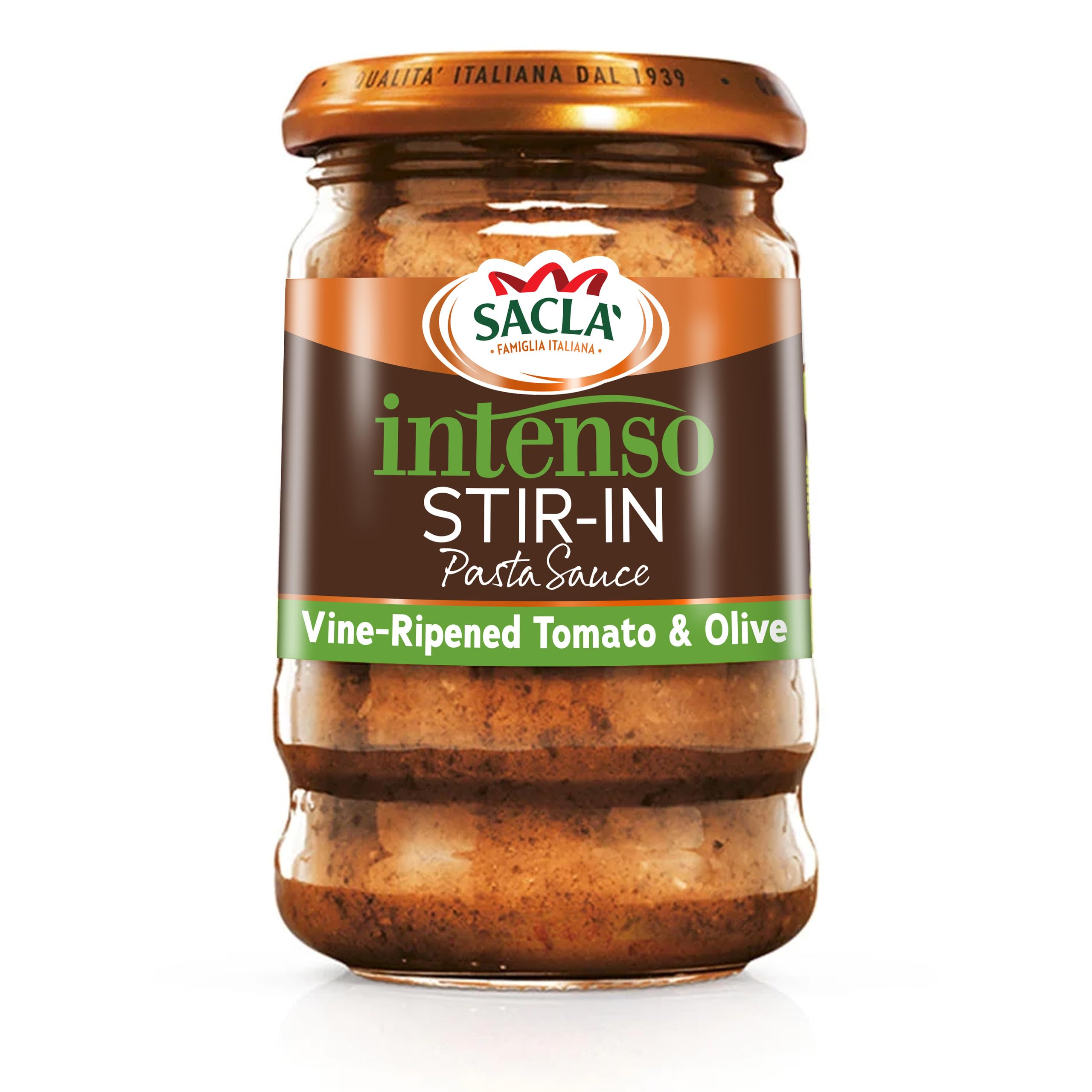 Saclà Intenso Pasta Sauce - Sweet Tomato and Olive Based Pasta Enhancer (190g) 1