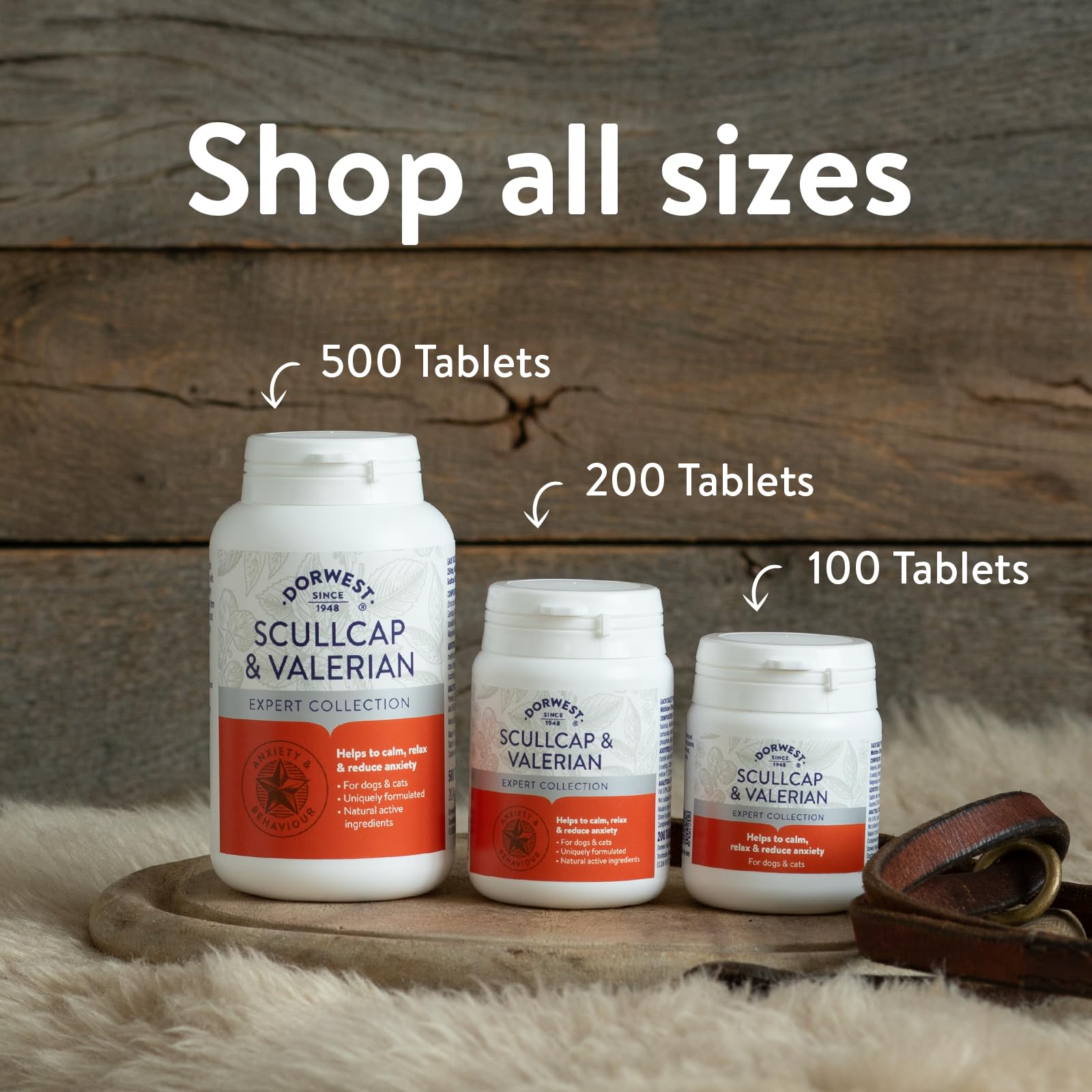 DORWEST HERBS Scullcap & Valerian Calming Tablets for Dogs and Cats - 200 Count 5