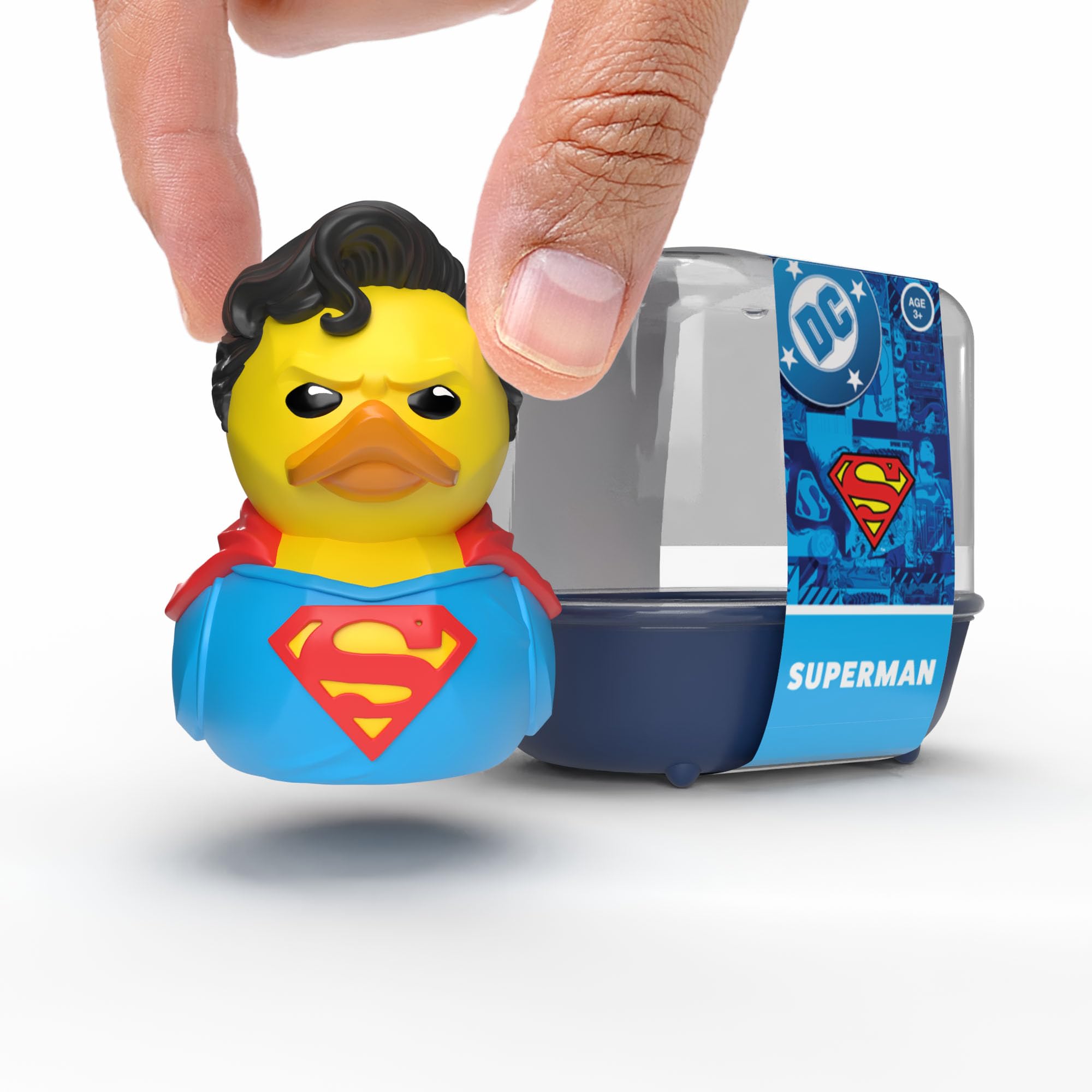 TUBBZ Mini: DC Comics - Superman Cosplaying Rubber Duck Vinyl Figure