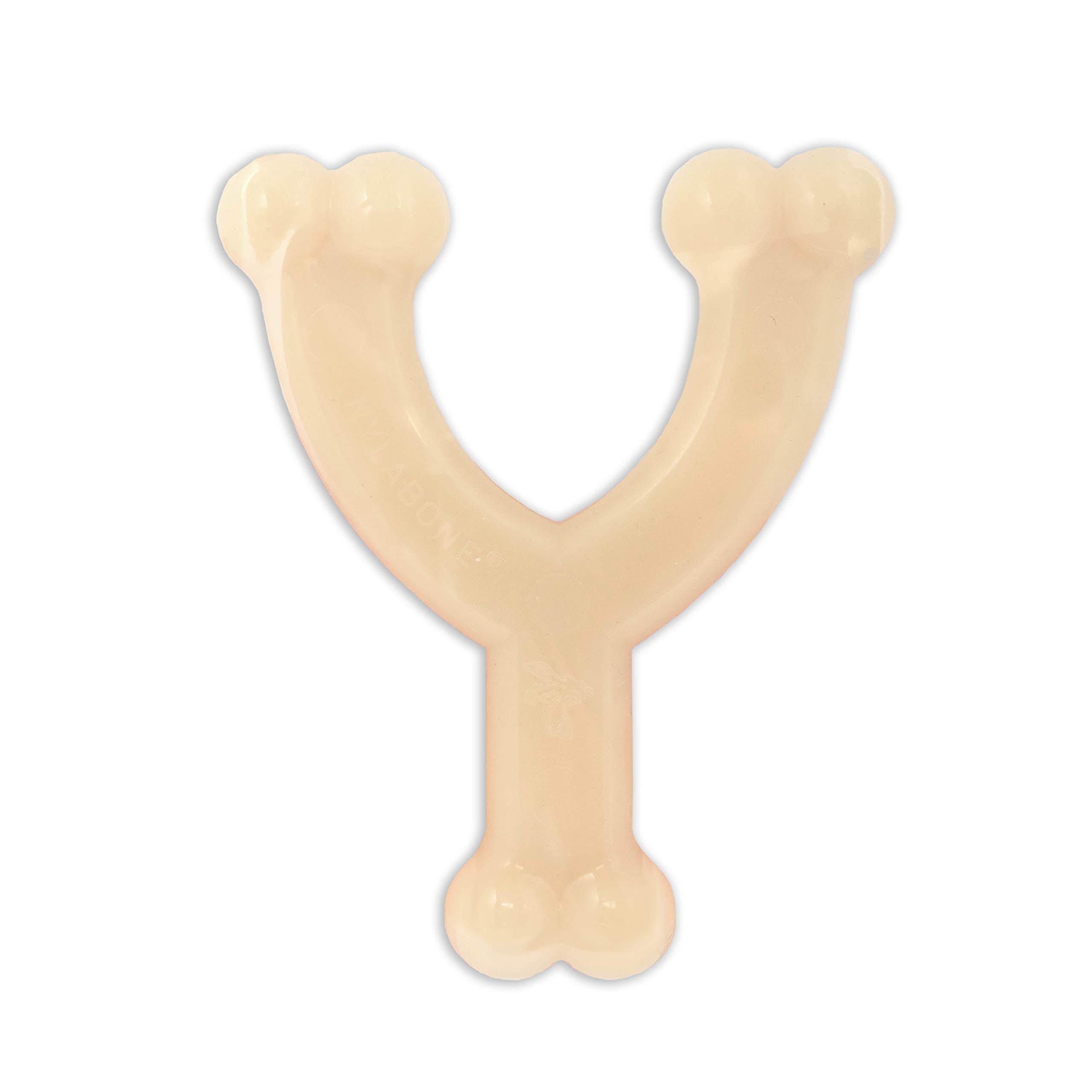 Nylabone Dura Chew Extreme Tough Dog Chew Toy Bone - Chicken Flavour Wishbone | Medium (Up to 16 kg)