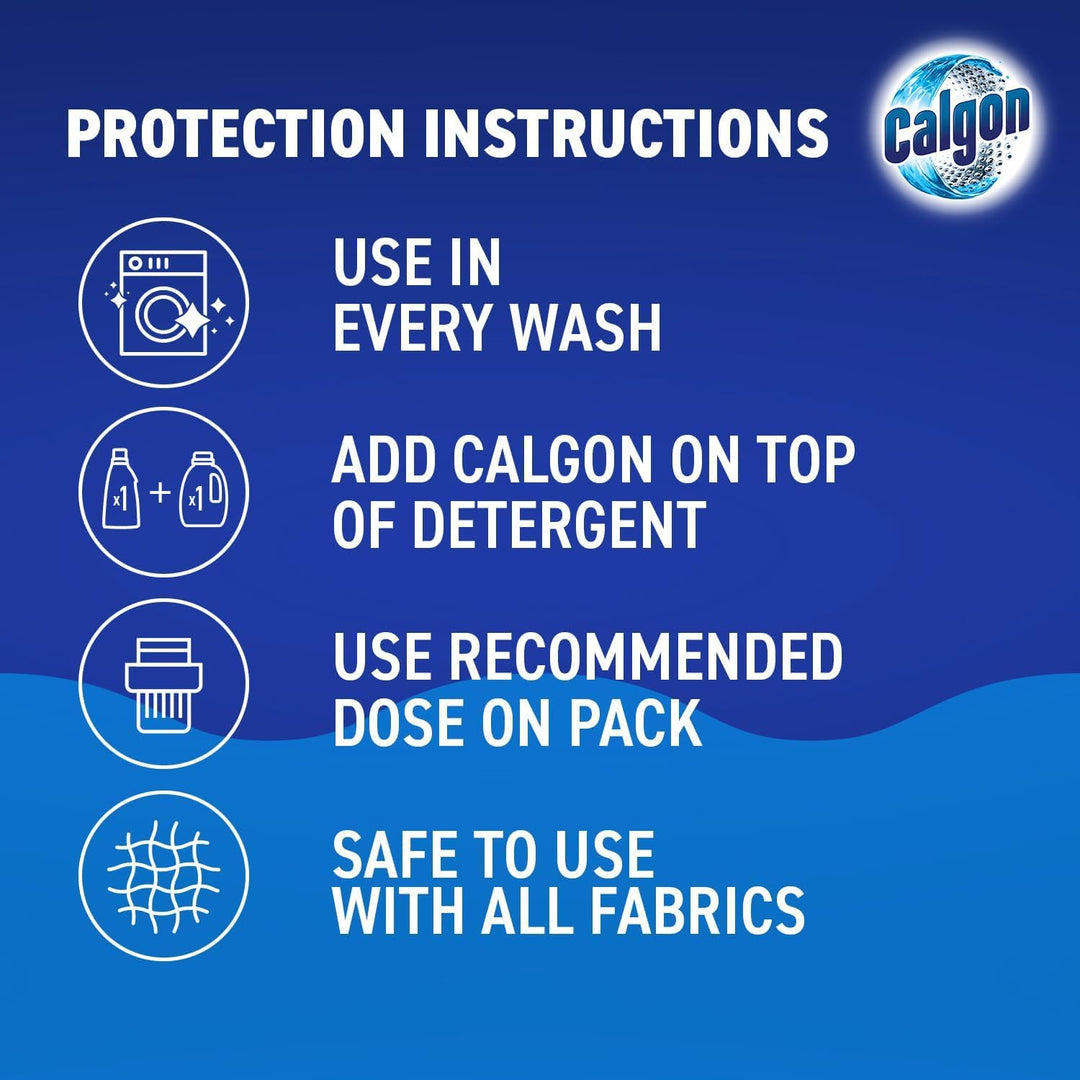 Calgon 4-in-1 Washing Machine Water Softener Tablets - 75 Tablets