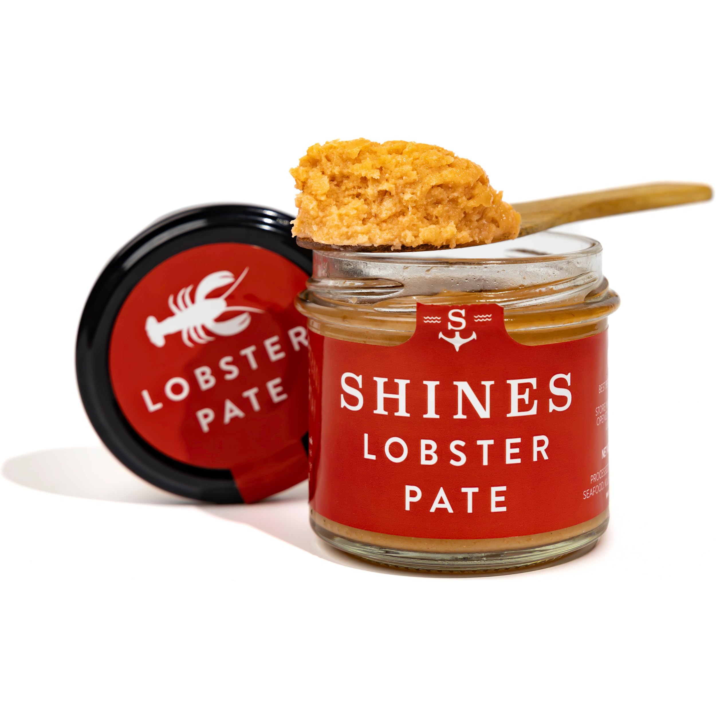 Shines 2 Count Pâté Selection: Lobster & Smoked Salmon Sandwich Spreads | 110g Jars