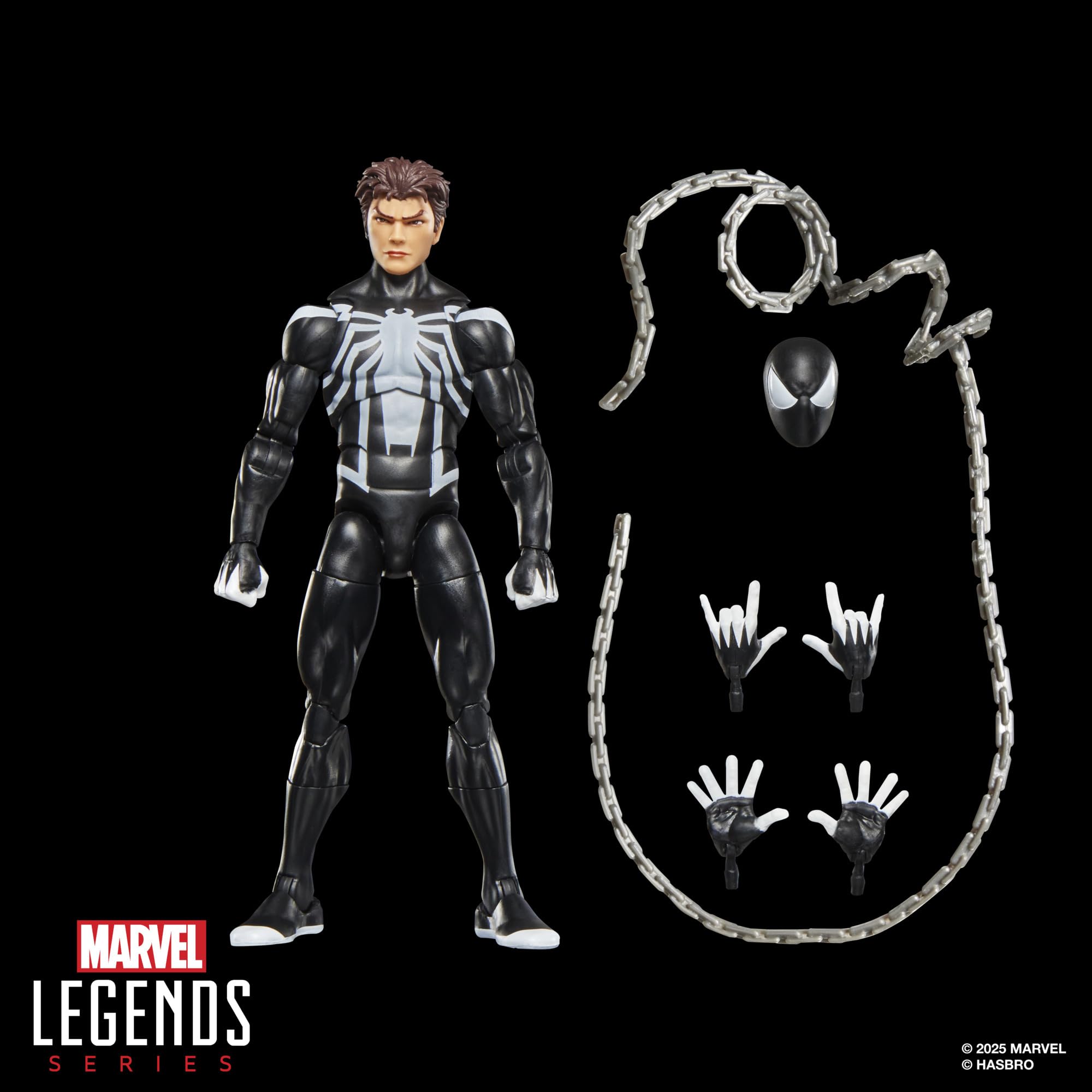 Hasbro Marvel Legends Spider-Man (Spider-Venom) Action Figure - 6 Inch, Retro Cardback 4