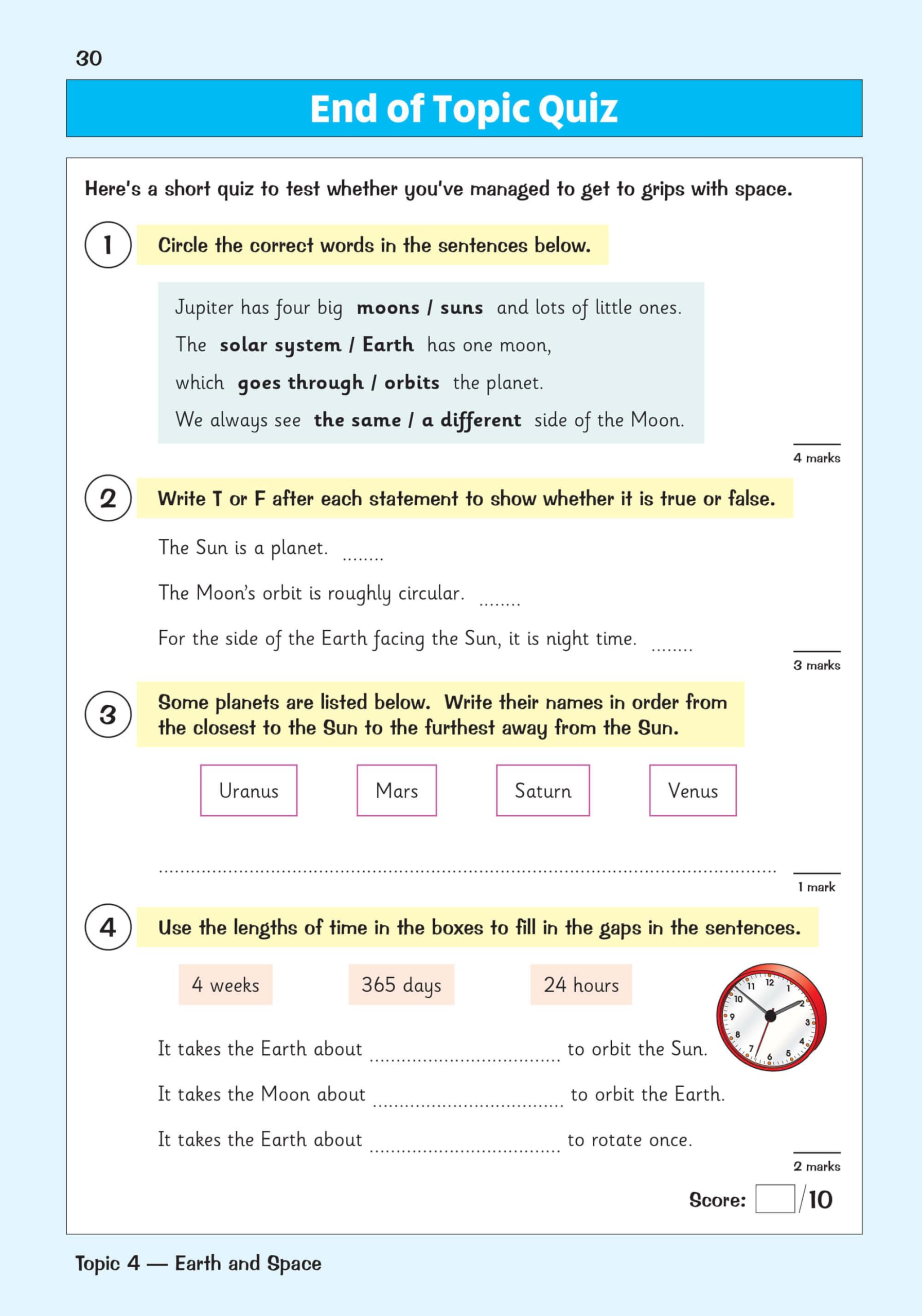 CGP Books KS2 Science Year 5 Targeted Question Book - Practice Questions & Answers | Ages 8-10 | 56 Pages 8