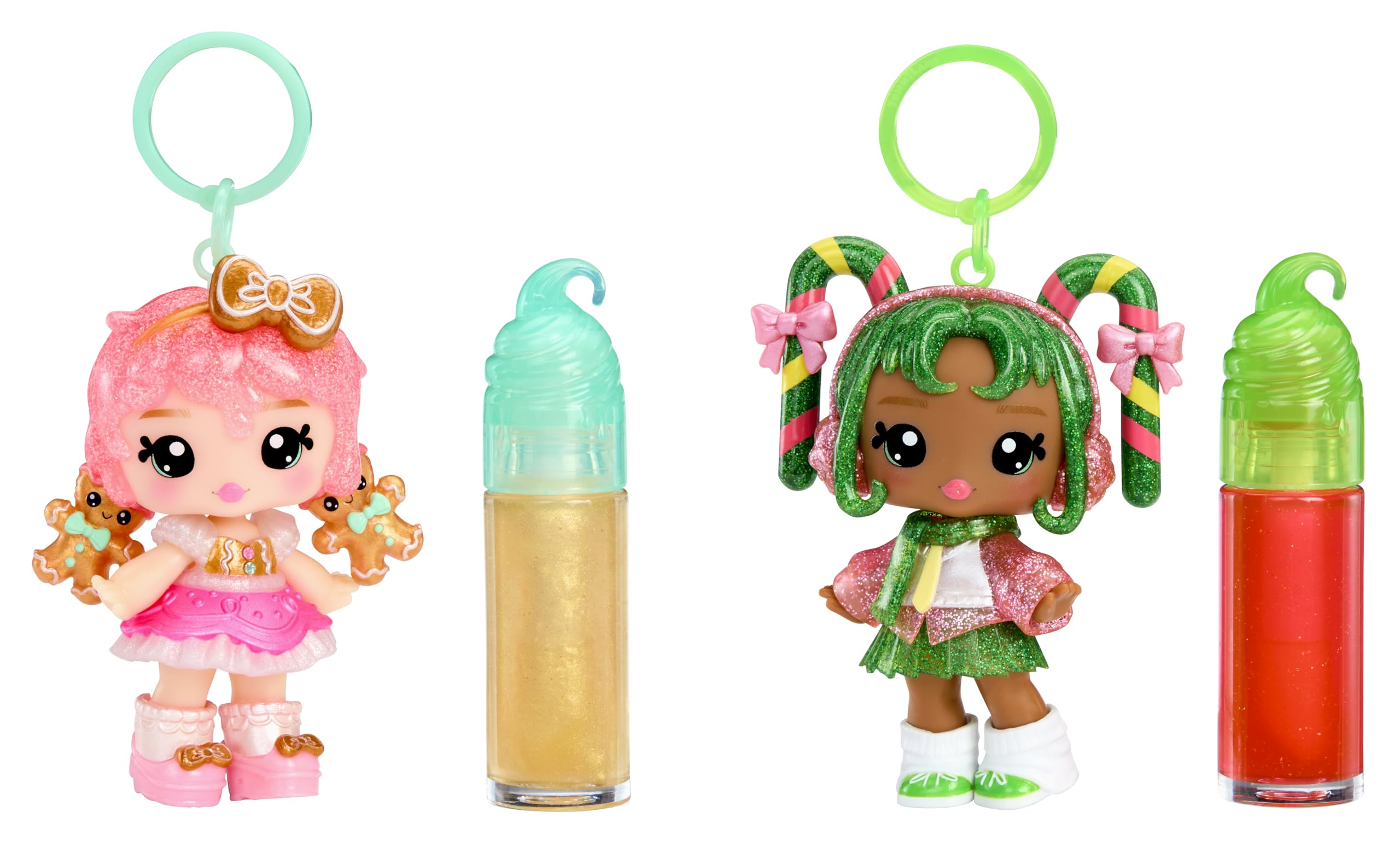 Yummiland Gigi Gingerbread Holiday Doll - Articulated Fashion Doll with DIY Scented Lip Gloss Kit | Ages 4+ 7